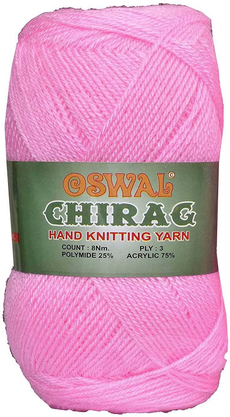     			Represents Oswal Chirag  Pink 200 gms Wool Ball wool I Art-AJFD