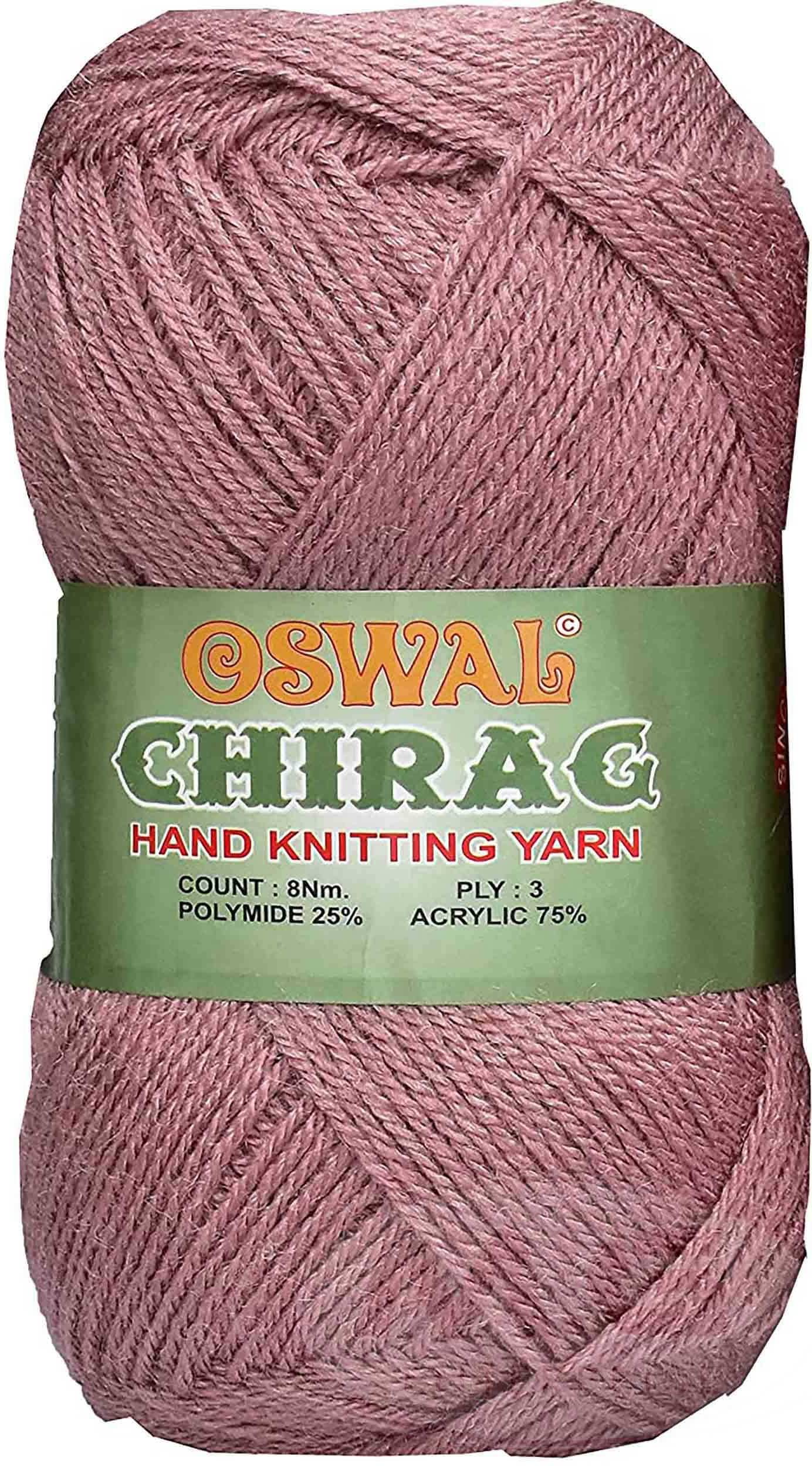     			Represents Oswal Chirag  Salmon 200 gms Wool Ball wool D Art-AJFI