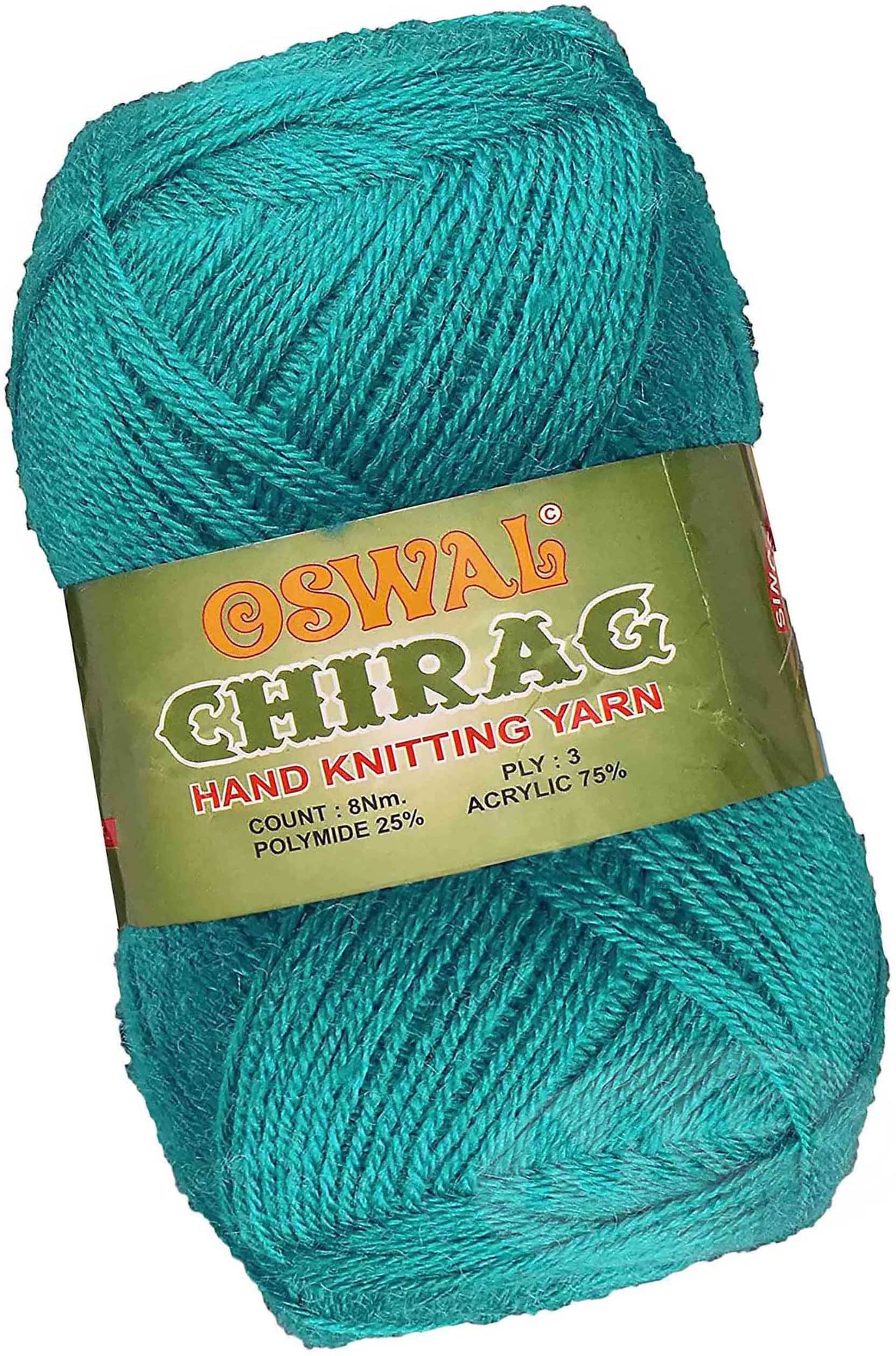     			Represents Oswal Chirag  Teal Green 600 gms Wool Ball wool X Art-AJDF