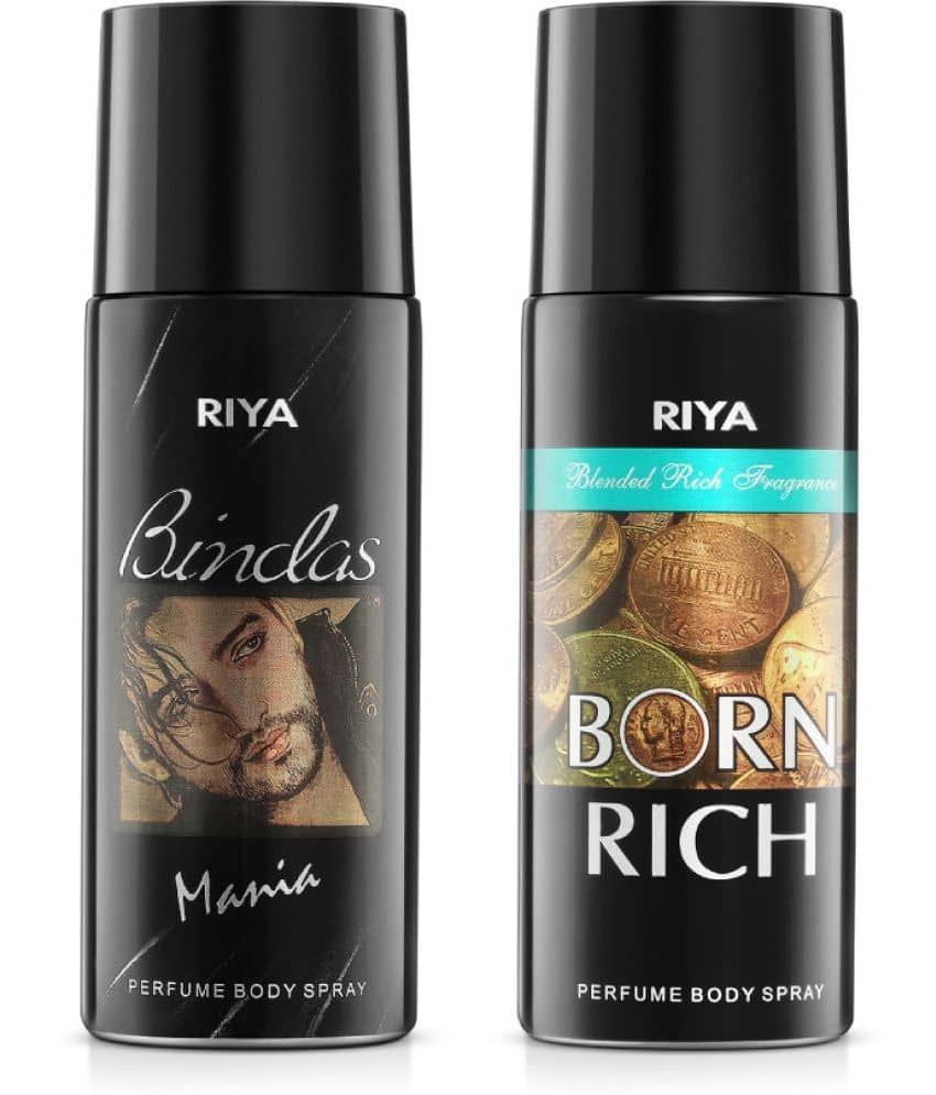 Riya Born Rich Deodorant Spray Perfume For Unisex 300 Pack of