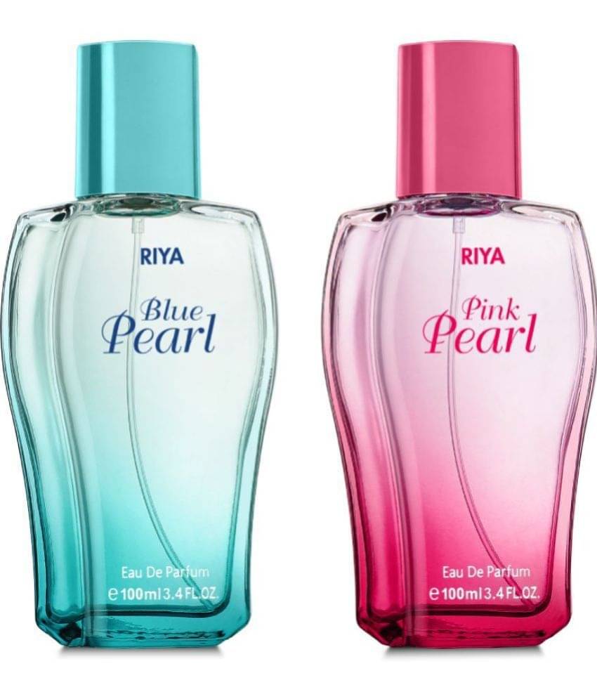     			Riya Blue Pearl & Pink Pearl Eau De Parfum (EDP) For Women 200 ( Pack of 2 )
