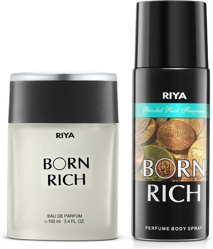 Riya Born Rich Perfume(100ml) Deo(150ml) Perfume Body Spray for