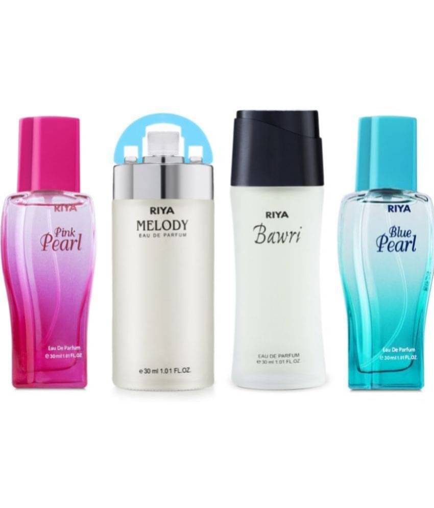     			Riya Pink Pearl & Melody Green & Bawri & Blue Pearl EDP For Women 40ml Each ( Pack of 4 )