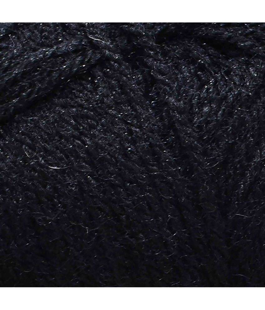     			Rosemary Black (500 gm) Wool Ball Hand knitting wool / Art Craft soft fingering crochet hook yarn, needle knitting yarn thread dyed-Q