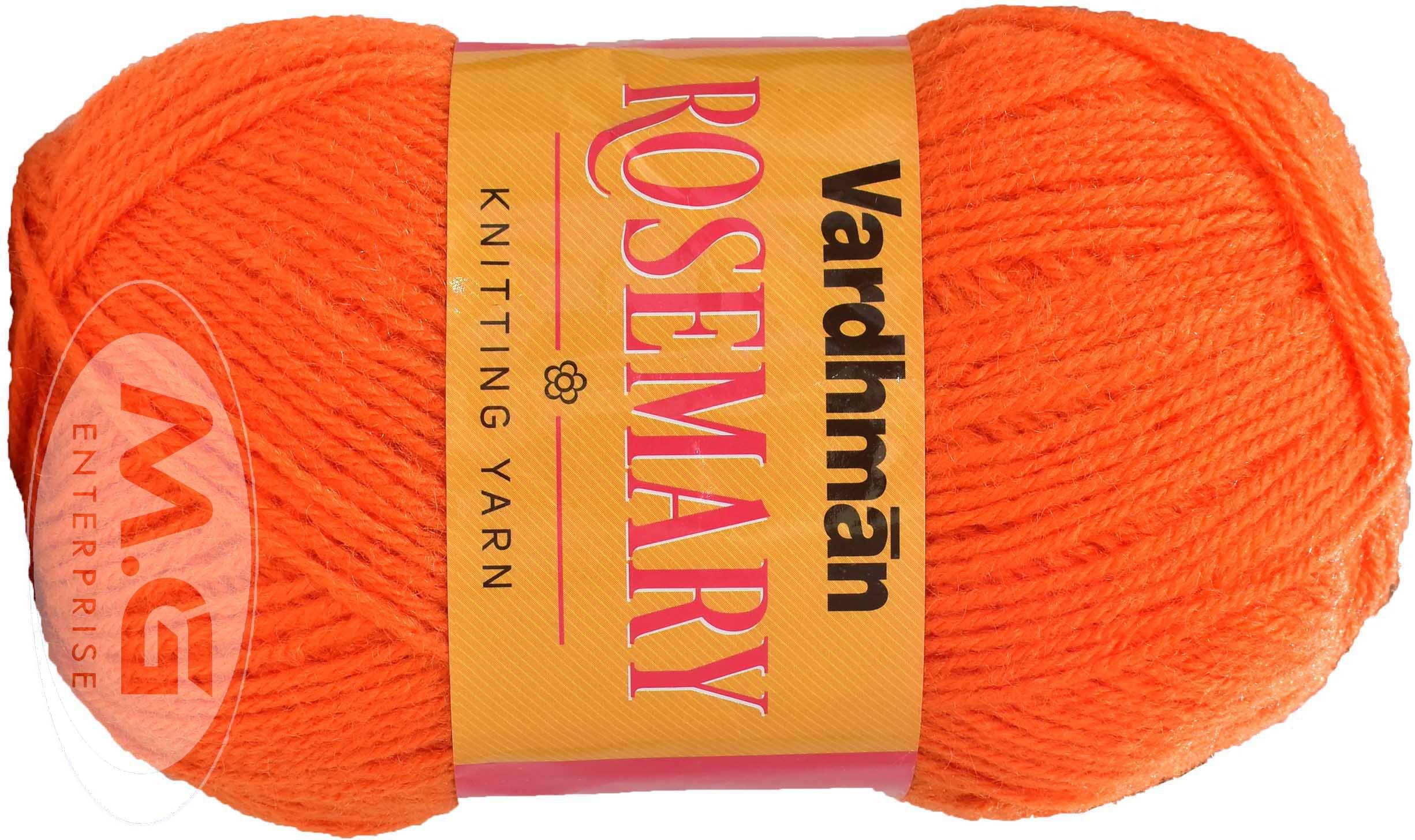     			Rosemary Orange (300 gm)  Wool Ball Hand knitting wool / Art Craft soft fingering crochet hook yarn, needle knitting yarn thread dyed- C DL