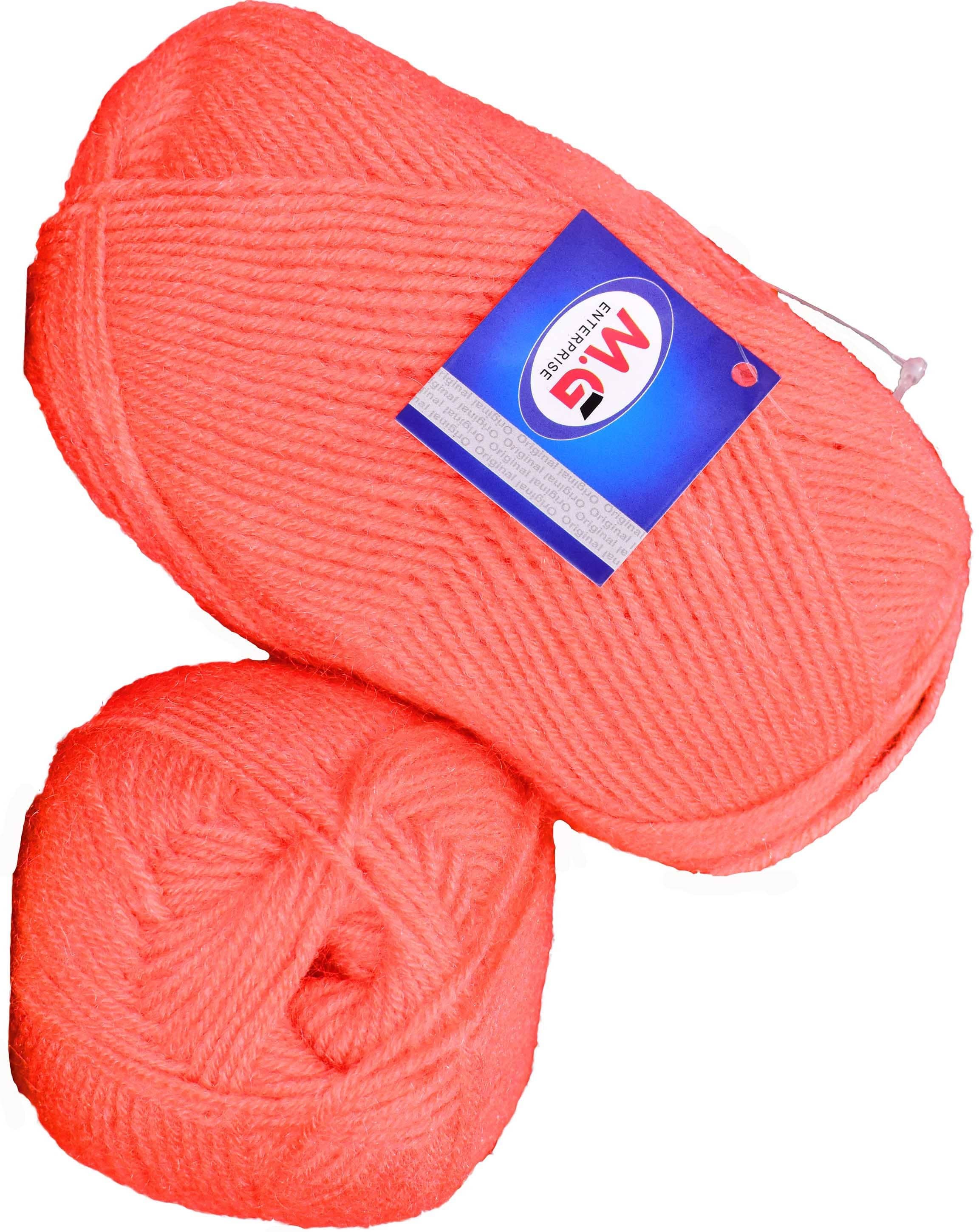 Rosemary Salmon (200 gm)  Wool Ball Hand knitting wool / Art Craft soft fingering crochet hook yarn, needle knitting yarn thread dyed