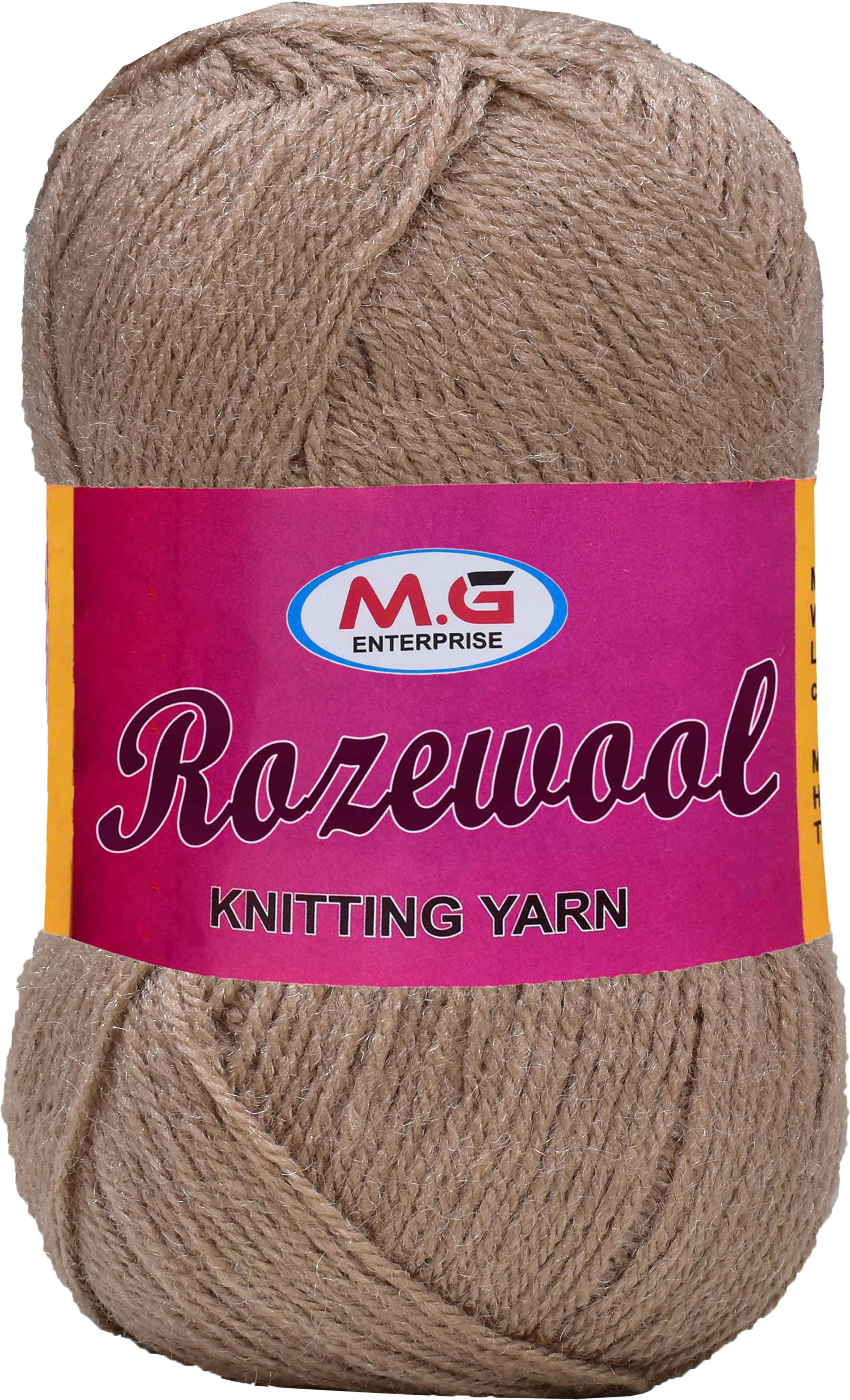     			Rosewool  Brown 200 gms Wool Ball Hand knitting wool- Art-FHF