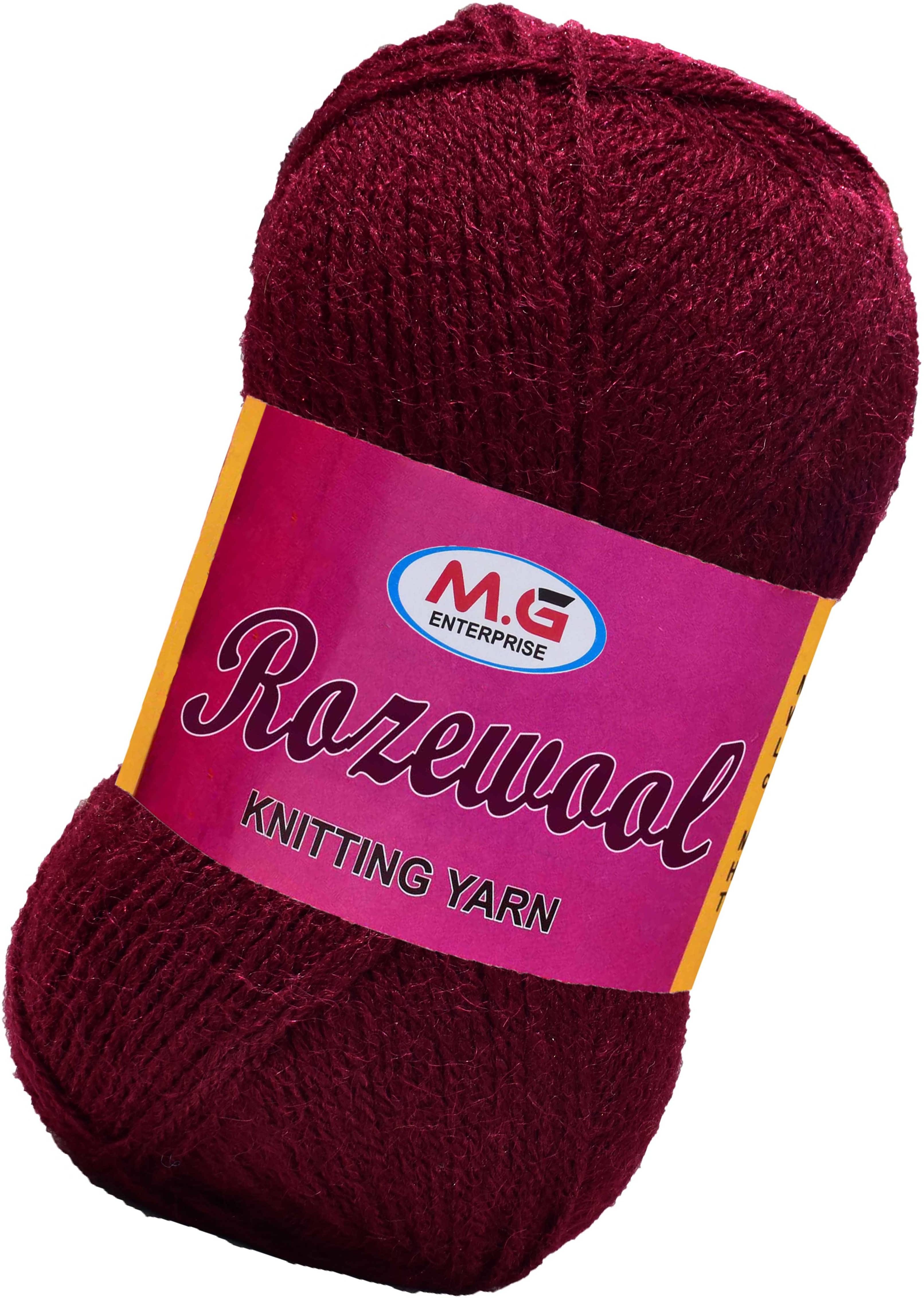     			Rosewool  Mehroon 300 gms Wool Ball Hand knitting wool- Art-FIF