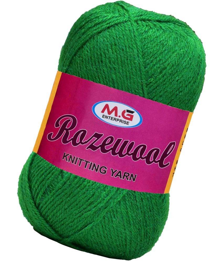     			Rosewool  Moss 300 gms Wool Ball Hand knitting wool- Art-GJH