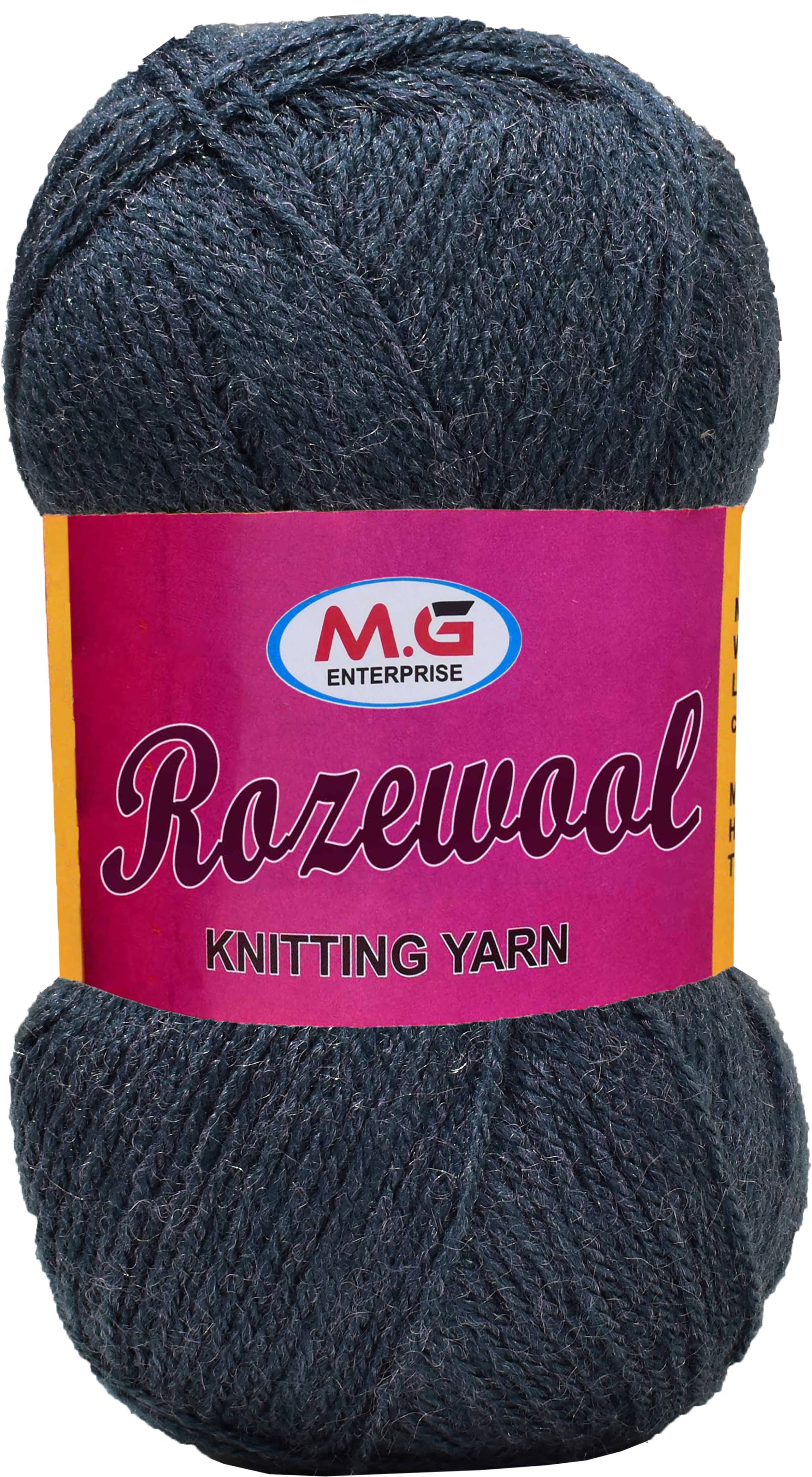     			Rosewool  Mouse Grey 200 gms Wool Ball Hand knitting wool- Art-FIB