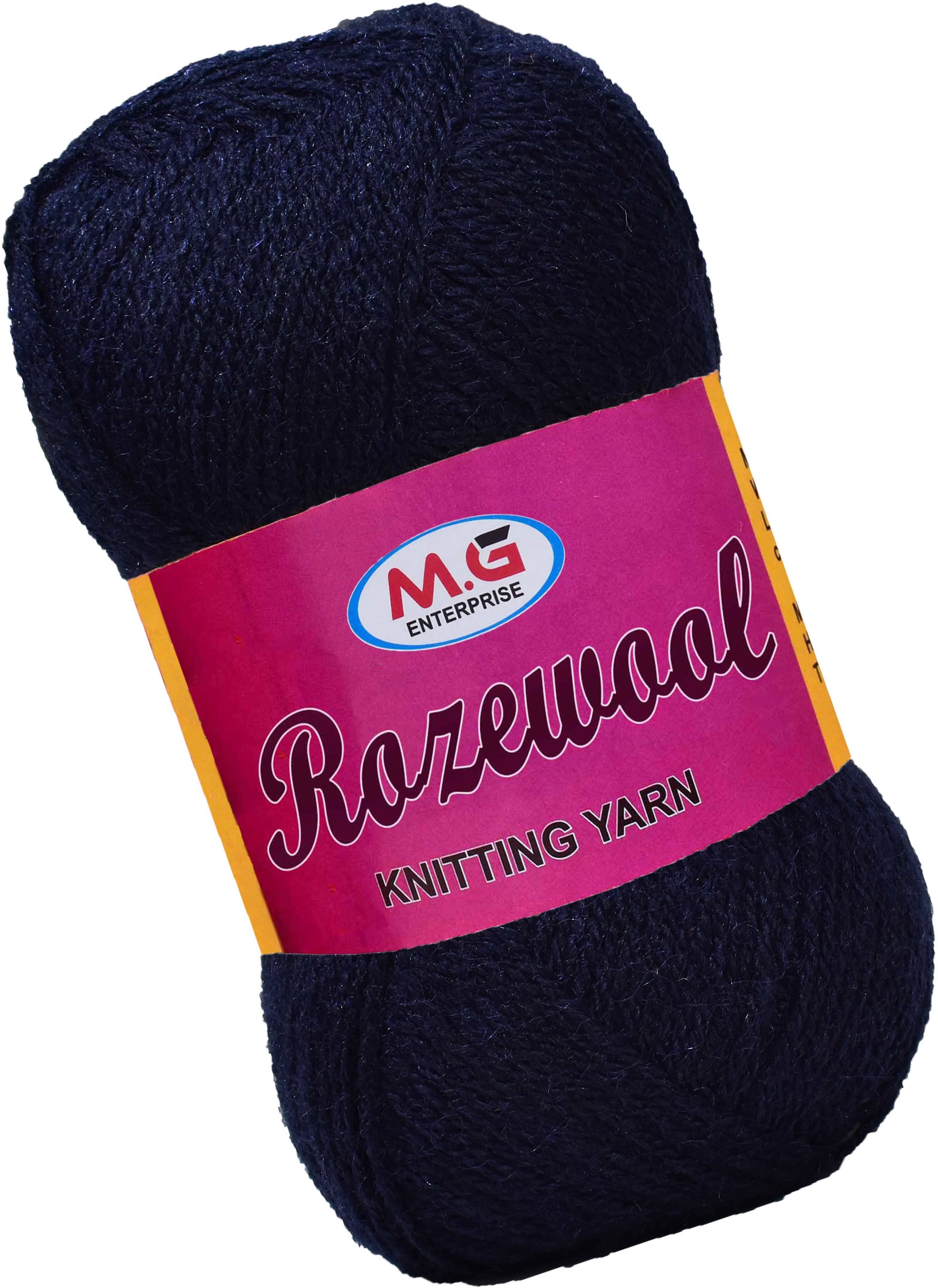     			Rosewool  Navy 400 gms Wool Ball Hand knitting wool- Art-GJI