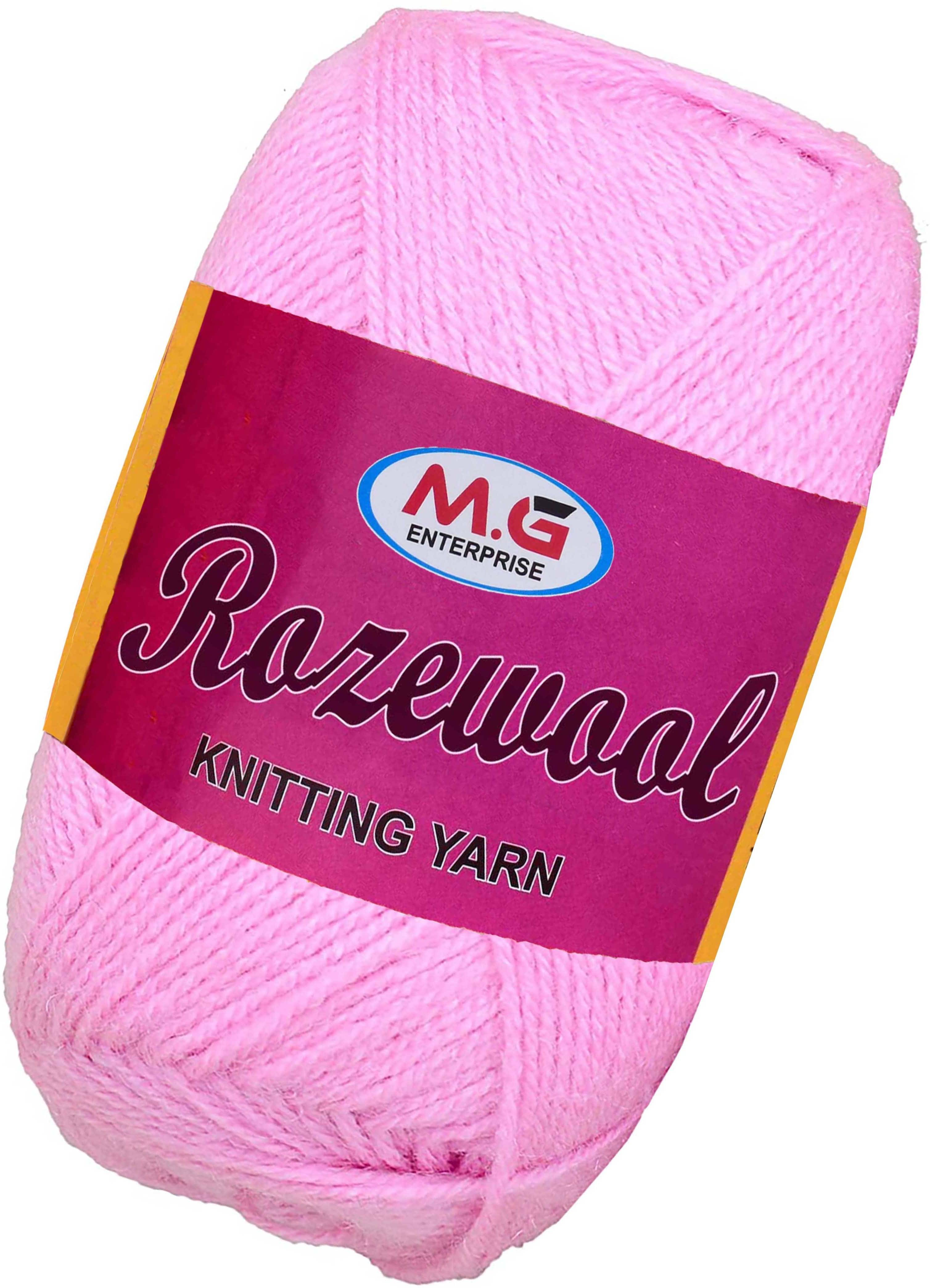     			Rosewool  Pink 300 gms Wool Ball Hand knitting wool- Art-FIH