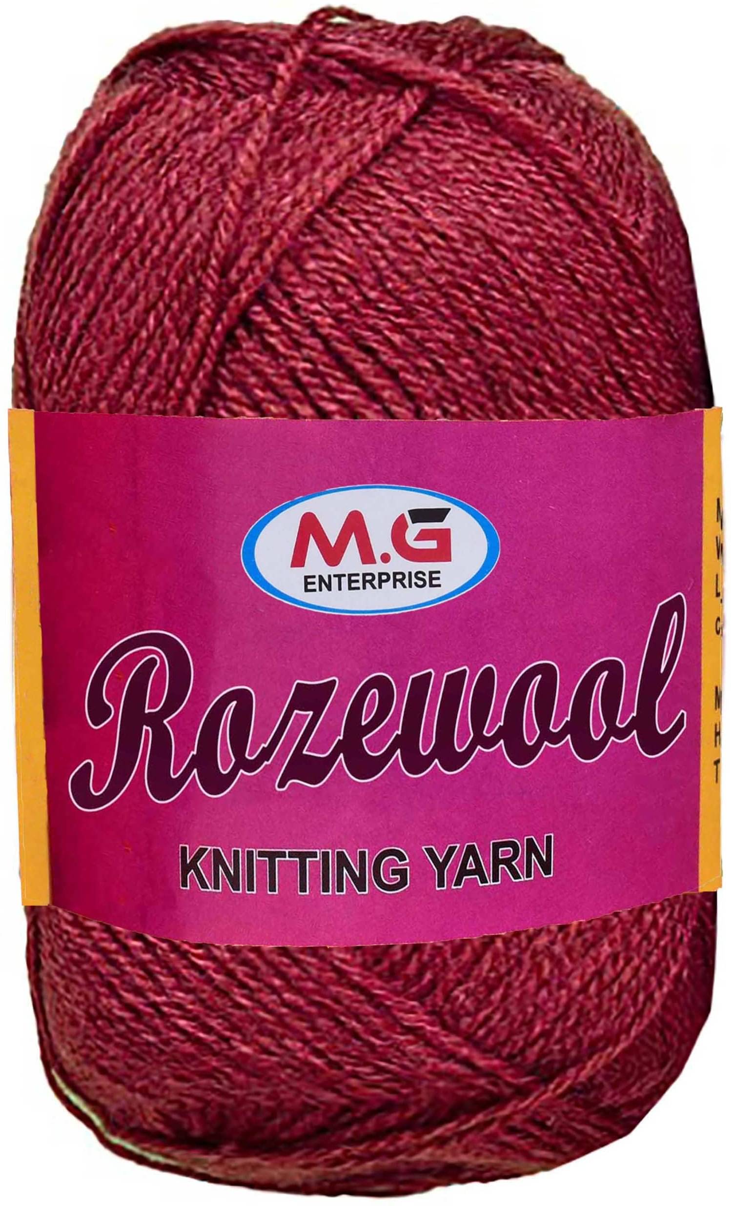     			Rosewool  Rosewood 200 gms Wool Ball Hand knitting wool- Art-GJA