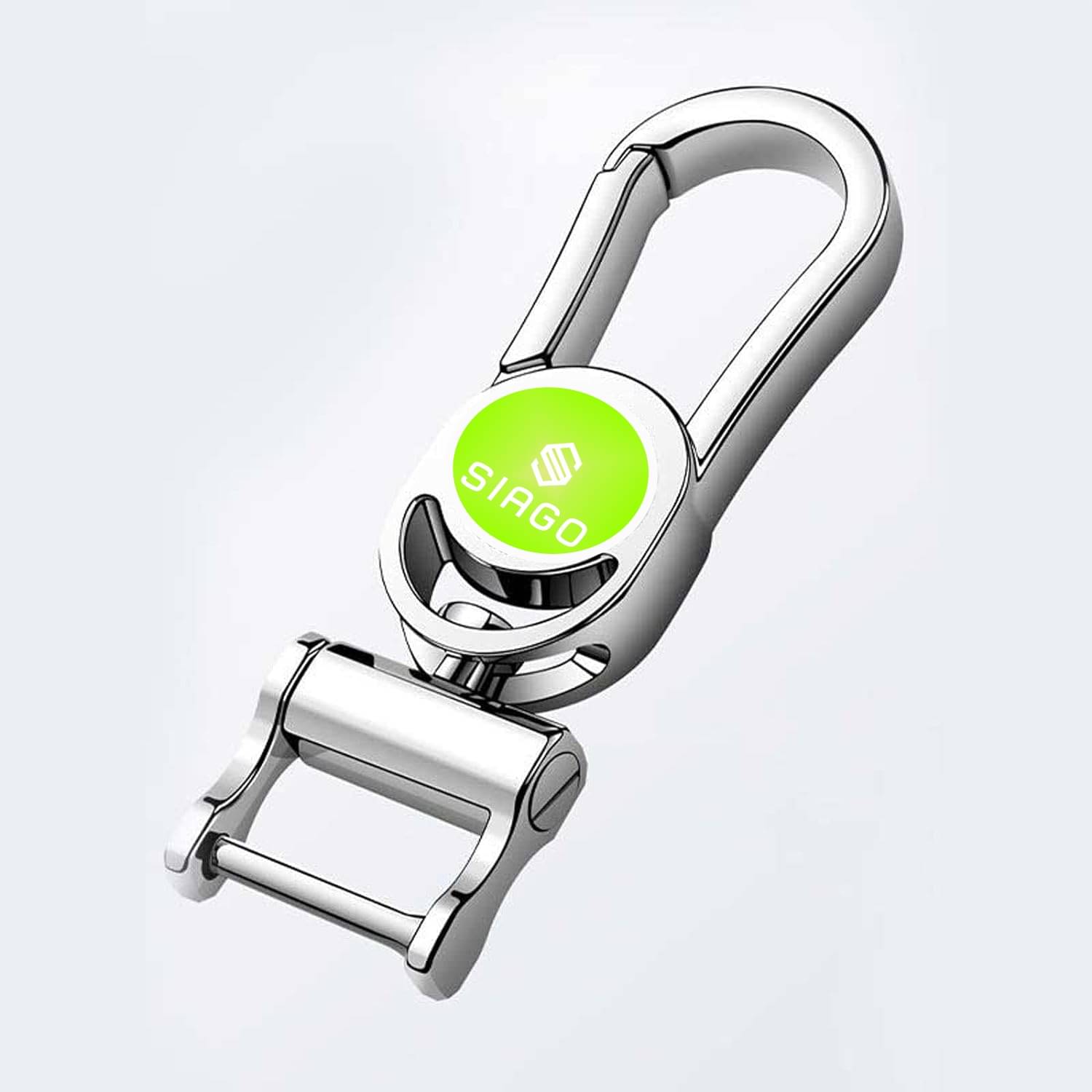     			SIAGO Metallic Keychain Single Silver