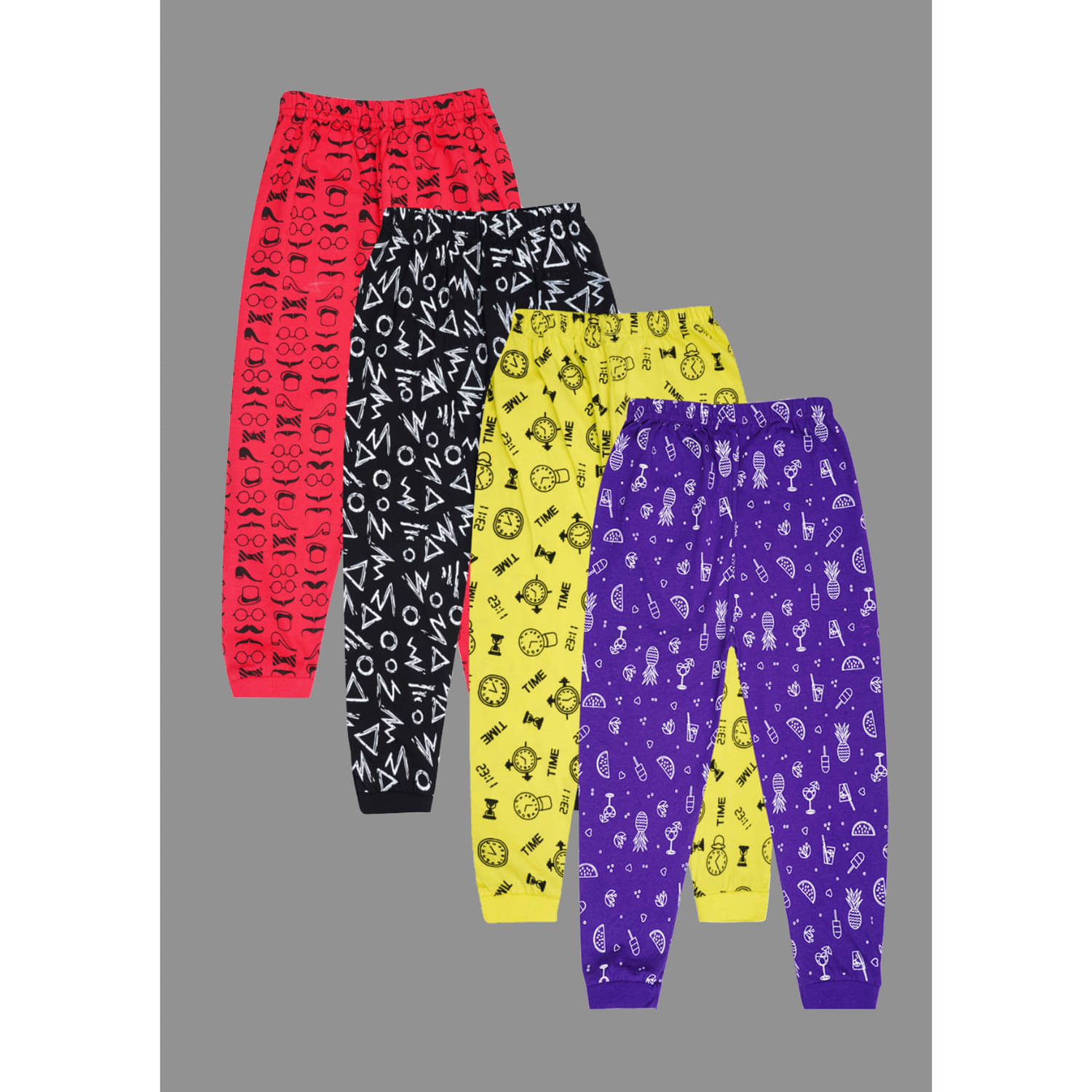     			Santee Pack of 4 Boys Cotton Blend Trackpant ( Multicolor )