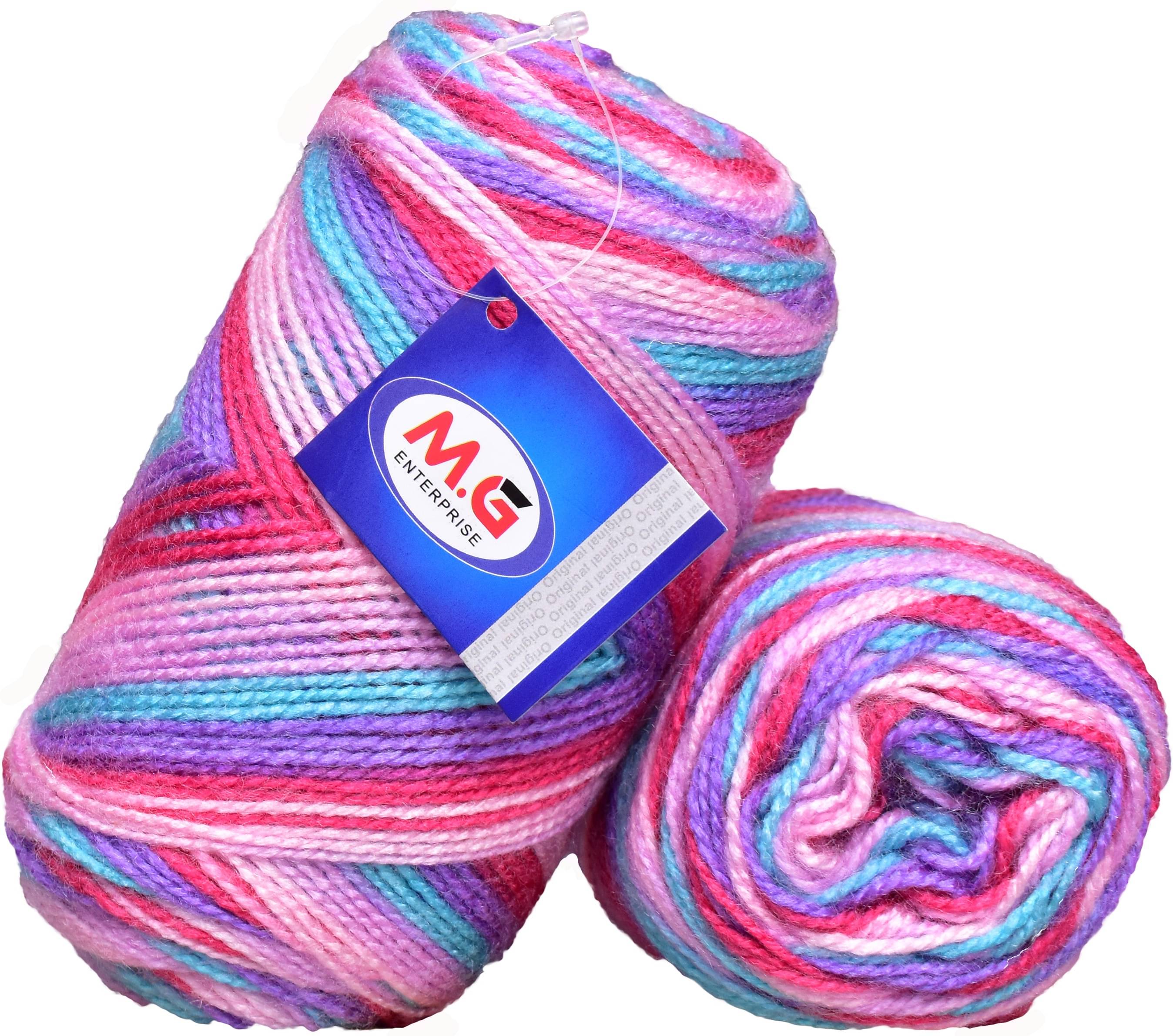     			Saturn Magenta (300 gm)  Wool Ball Hand knitting wool / Art Craft soft fingering crochet hook yarn, needle knitting yarn thread dye S TC