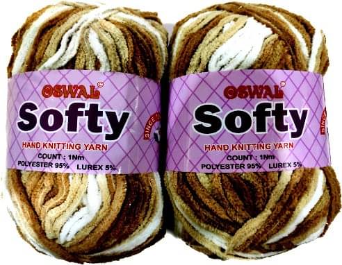     			Soft Wool Ball Hand Knitting Wool/Art Craft Soft Fingering Hook , Needle Knitting Yarn Thread , Shade No. 8, COLOR : BROWN,(PACK OF 150 GRAM)