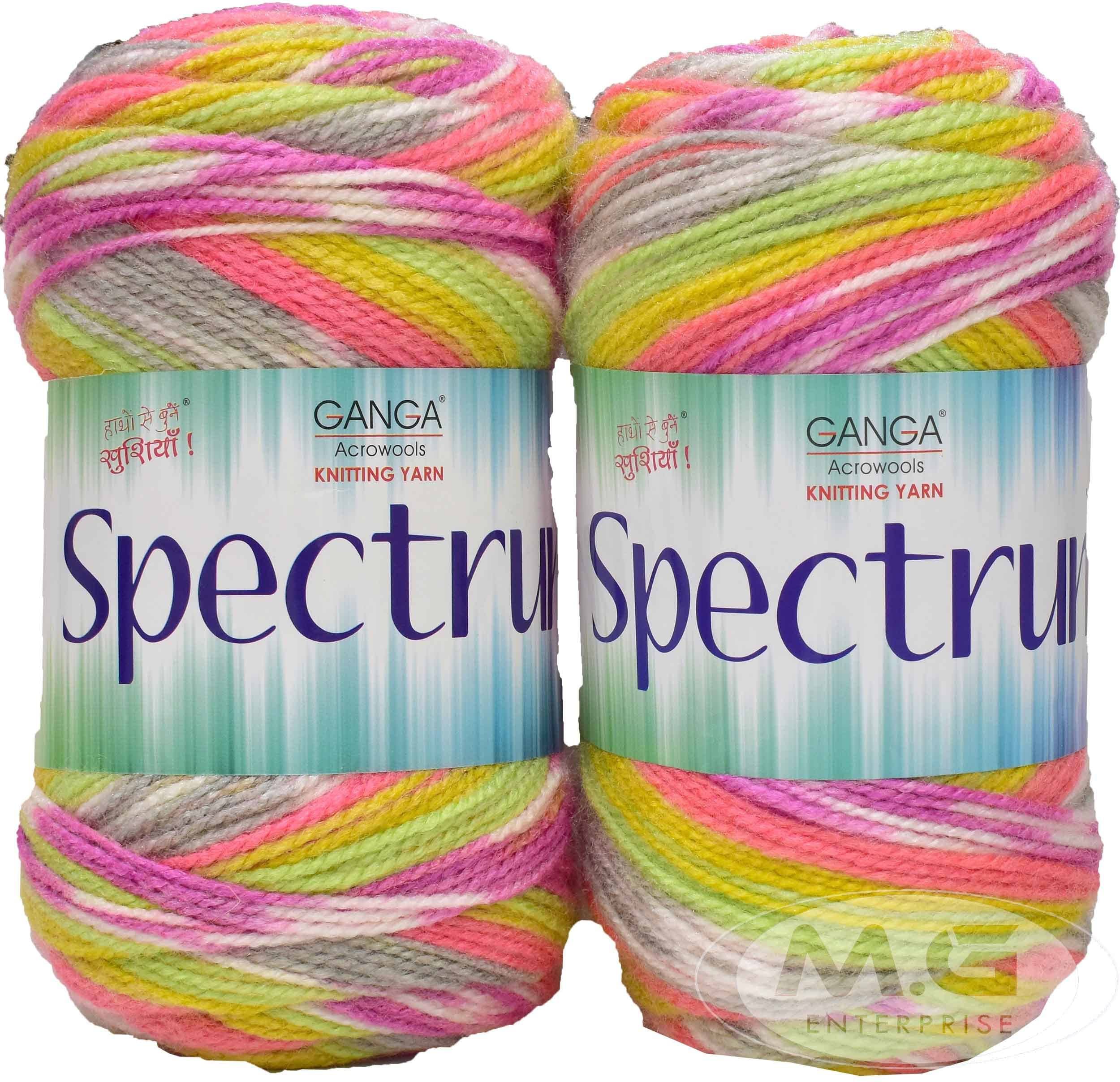     			Spectrum Chritmas (400 gm)  Wool Ball Hand knitting wool / Art Craft soft fingering crochet hook yarn, needle knitting yarn thread dyed. with Needl L SM-N SM-O SM-PD