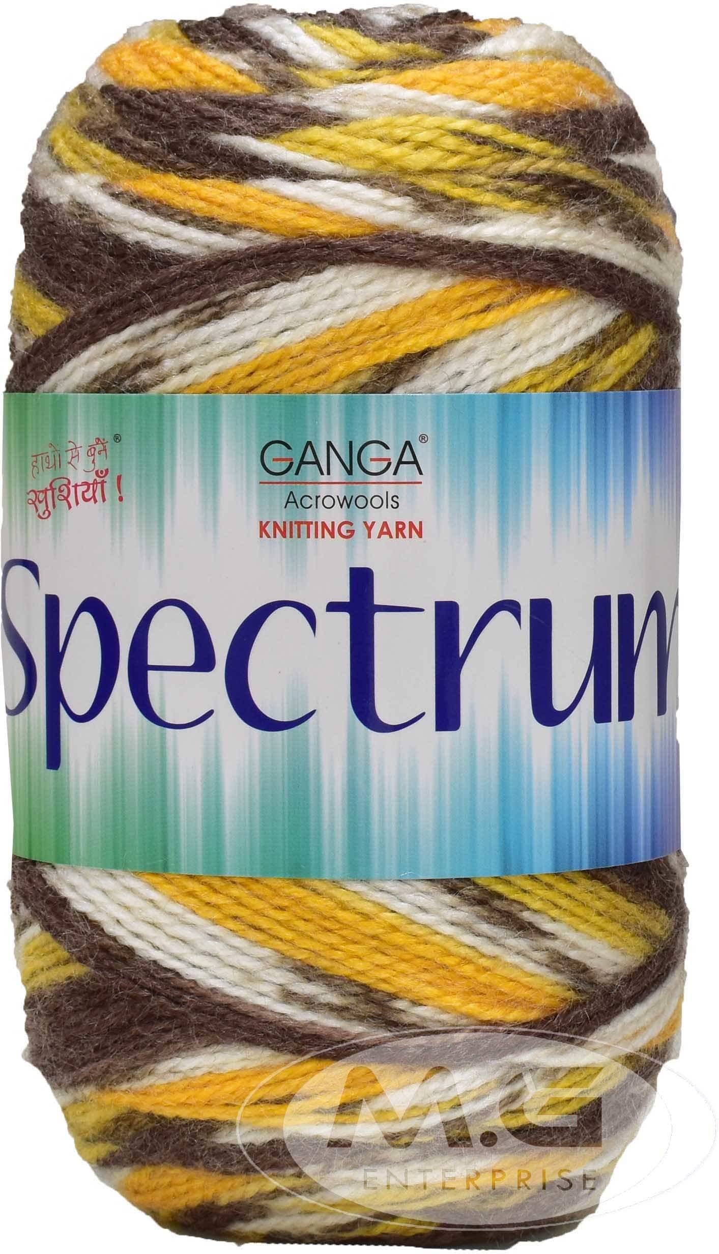    			Spectrum Golden (400 gm)  Wool Ball Hand knitting wool / Art Craft soft fingering crochet hook yarn, needle knitting yarn thread dyed. with Needl Q SM-Z SM-A SM-BL