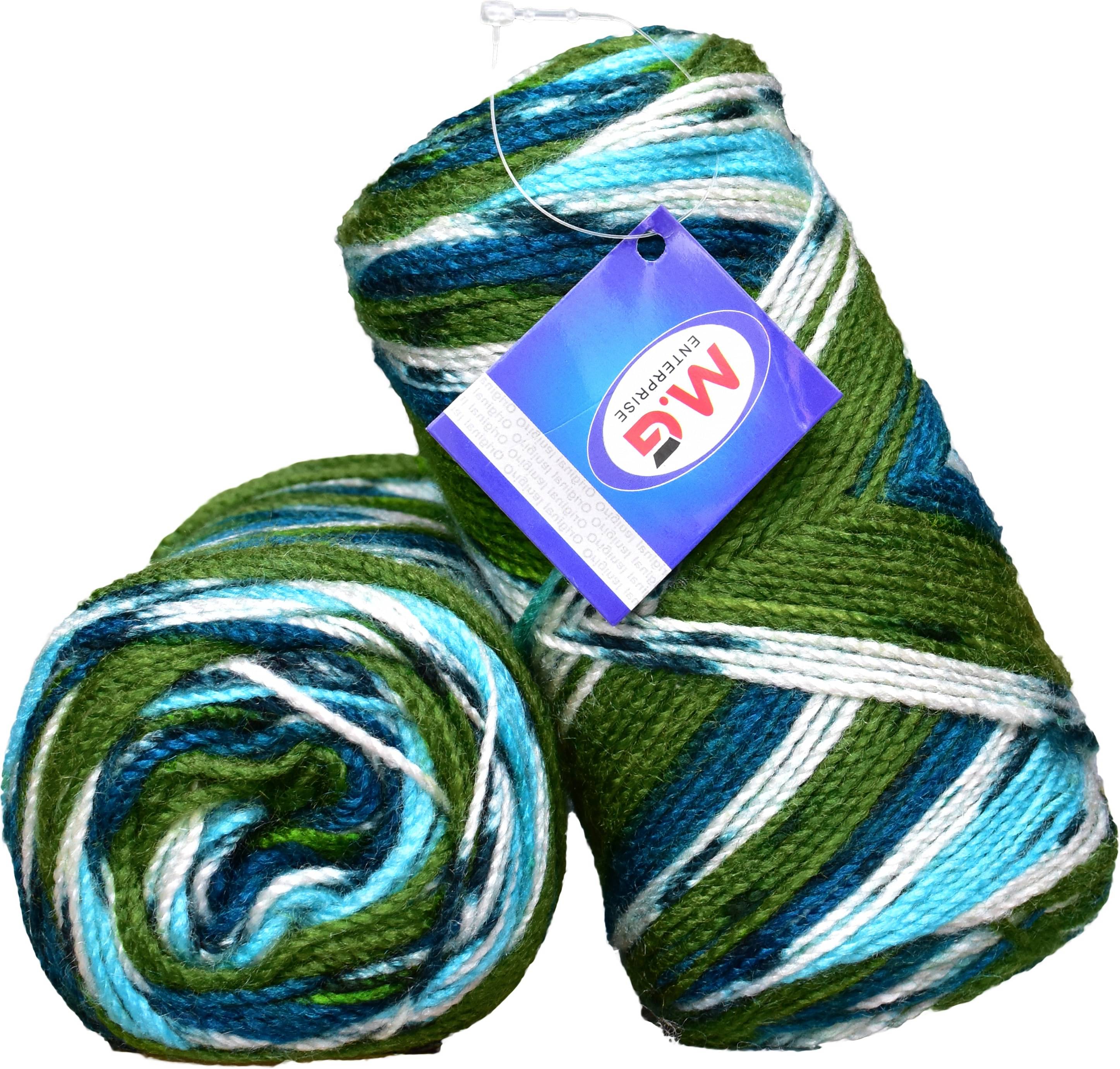     			Spectrum Leaf green (400 gm)  Wool Ball Hand knitting wool / Art Craft soft fingering crochet hook yarn, needle knitting yarn thread dyed
