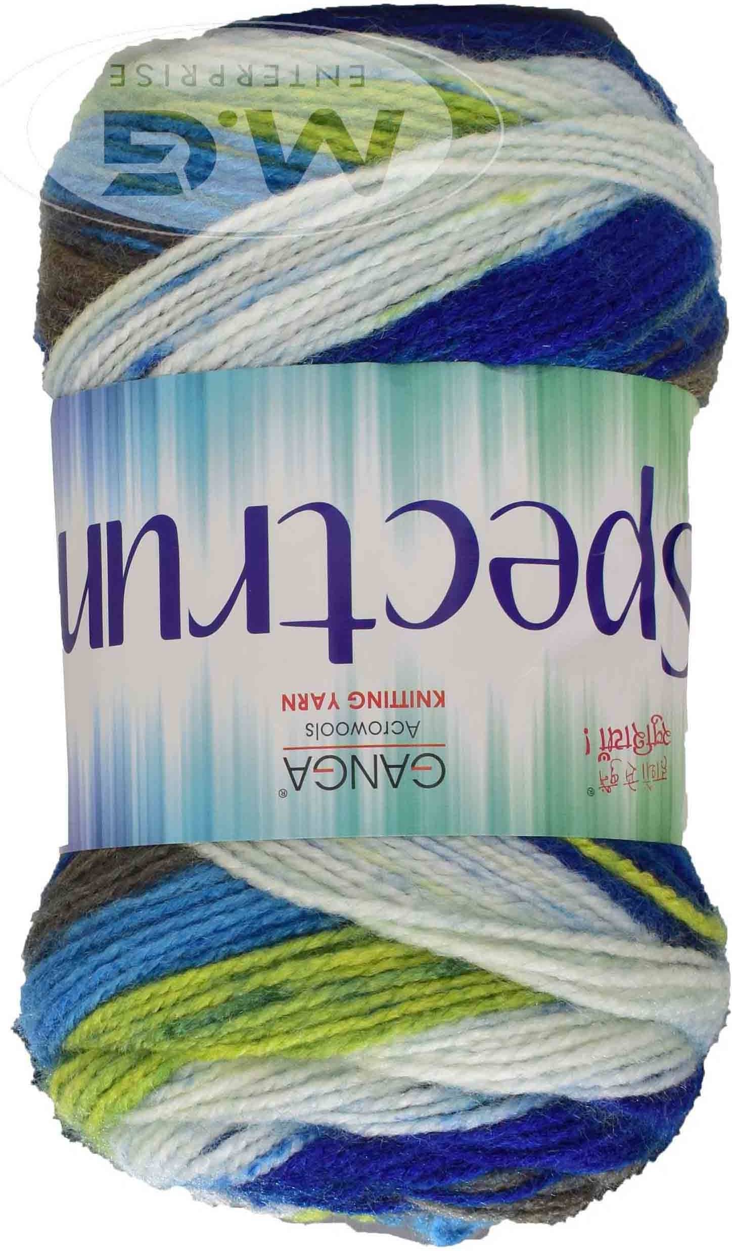     			Spectrum Mavi (400 gm)  Wool Ball Hand knitting wool / Art Craft soft fingering crochet hook yarn, needle knitting , With Needle.- G HB