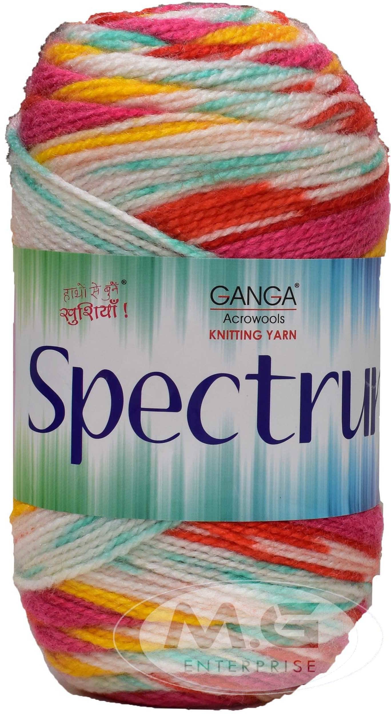     			Spectrum Tulip (500 gm)  Wool Ball Hand knitting wool / Art Craft soft fingering crochet hook yarn, needle knitting yarn thread dyed. with Needl  SM-Q SM-R SM-SE