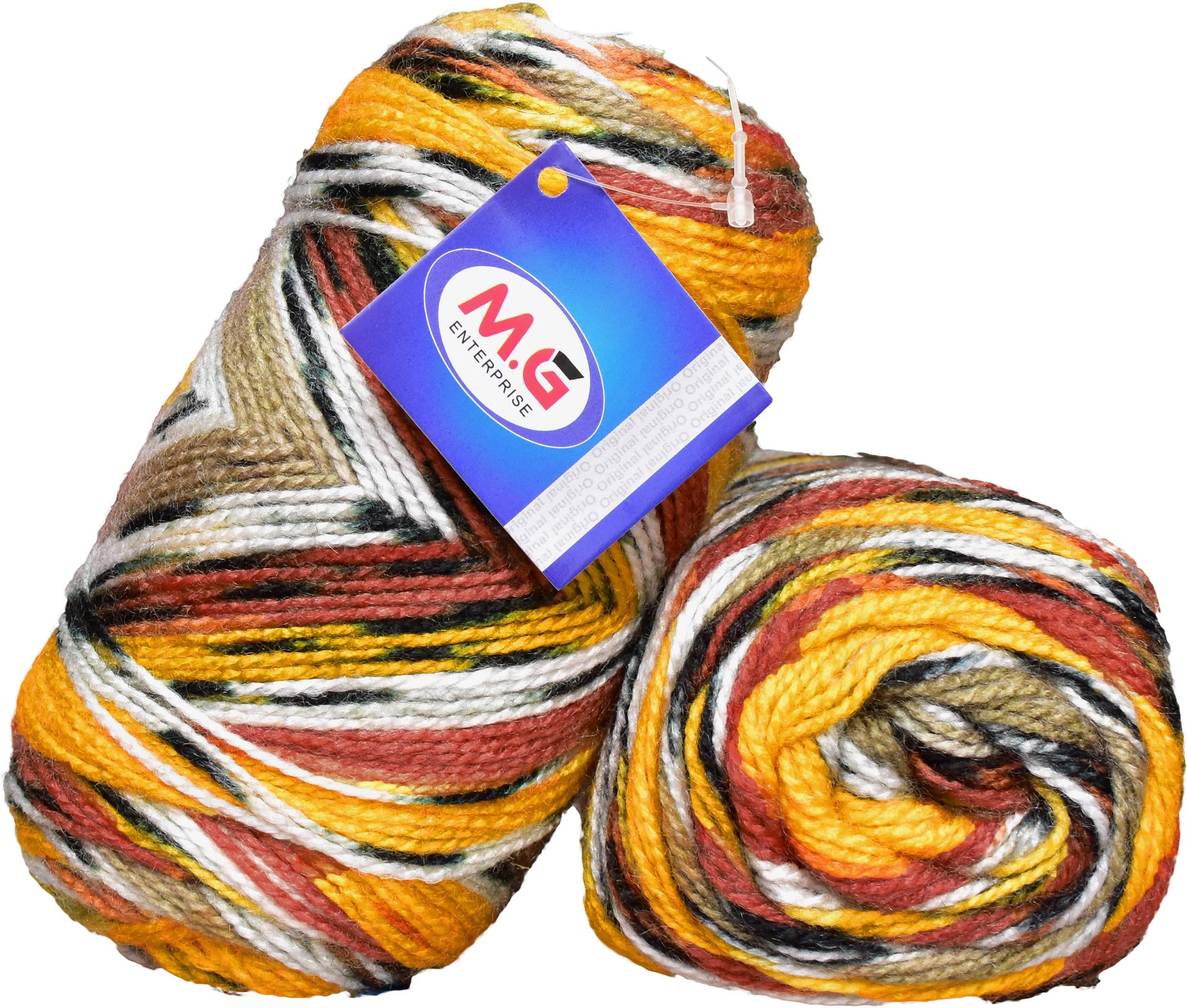     			Spectrum Ugadi (200 gm)  Wool Ball Hand knitting wool / Art Craft soft fingering crochet hook yarn, needle knitting yarn thread dyed