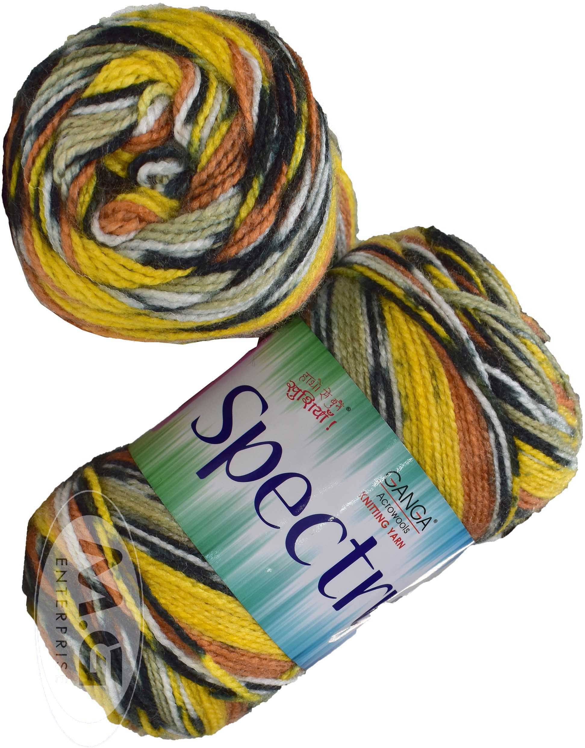     			Spectrum Ugadi (300 gm)  Wool Ball Hand knitting wool / Art Craft soft fingering crochet hook yarn, needle knitting , With Needle.- F GD