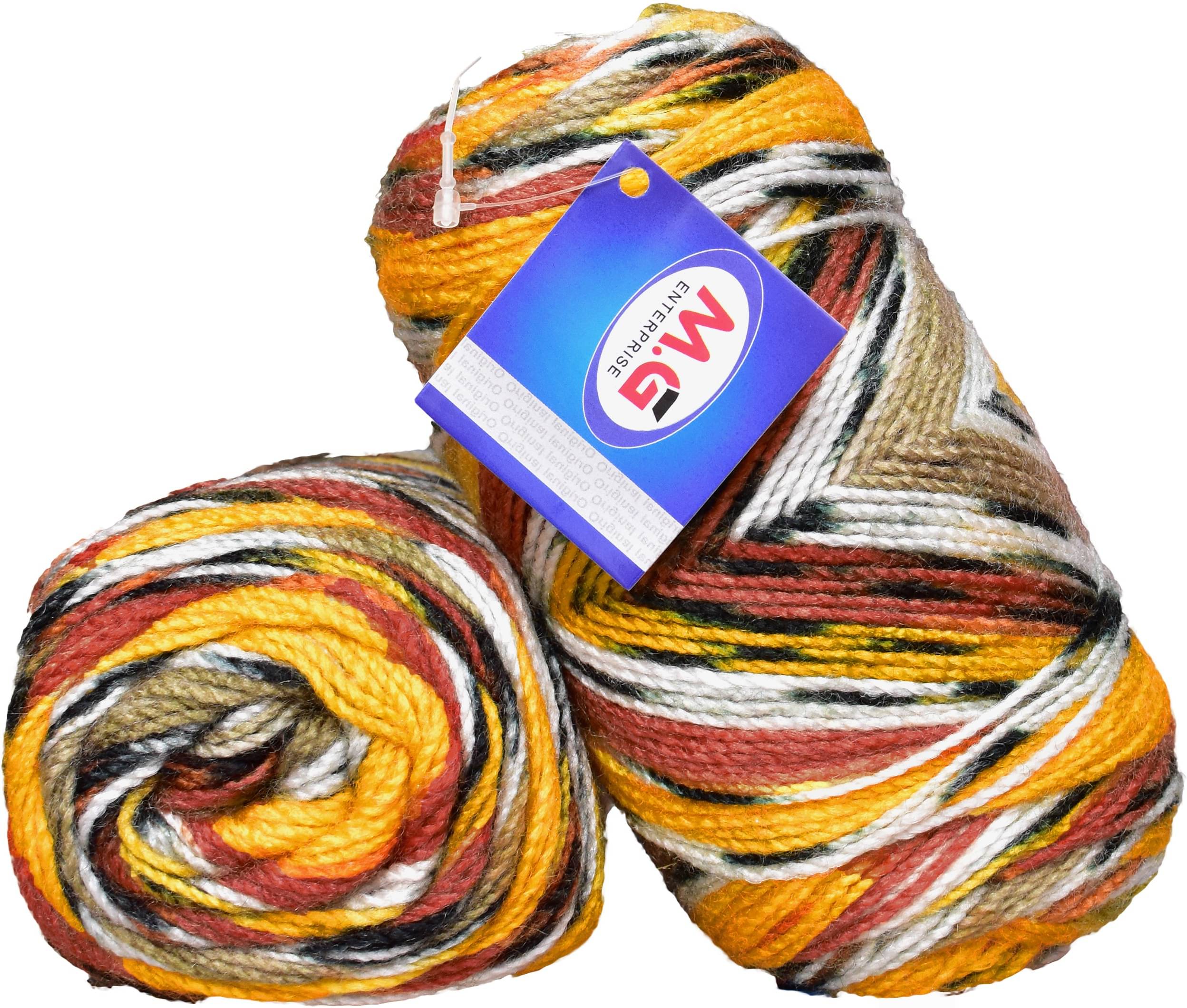     			Spectrum Ugadi (400 gm)  Wool Ball Hand knitting wool / Art Craft soft fingering crochet hook yarn, needle knitting yarn thread dyed