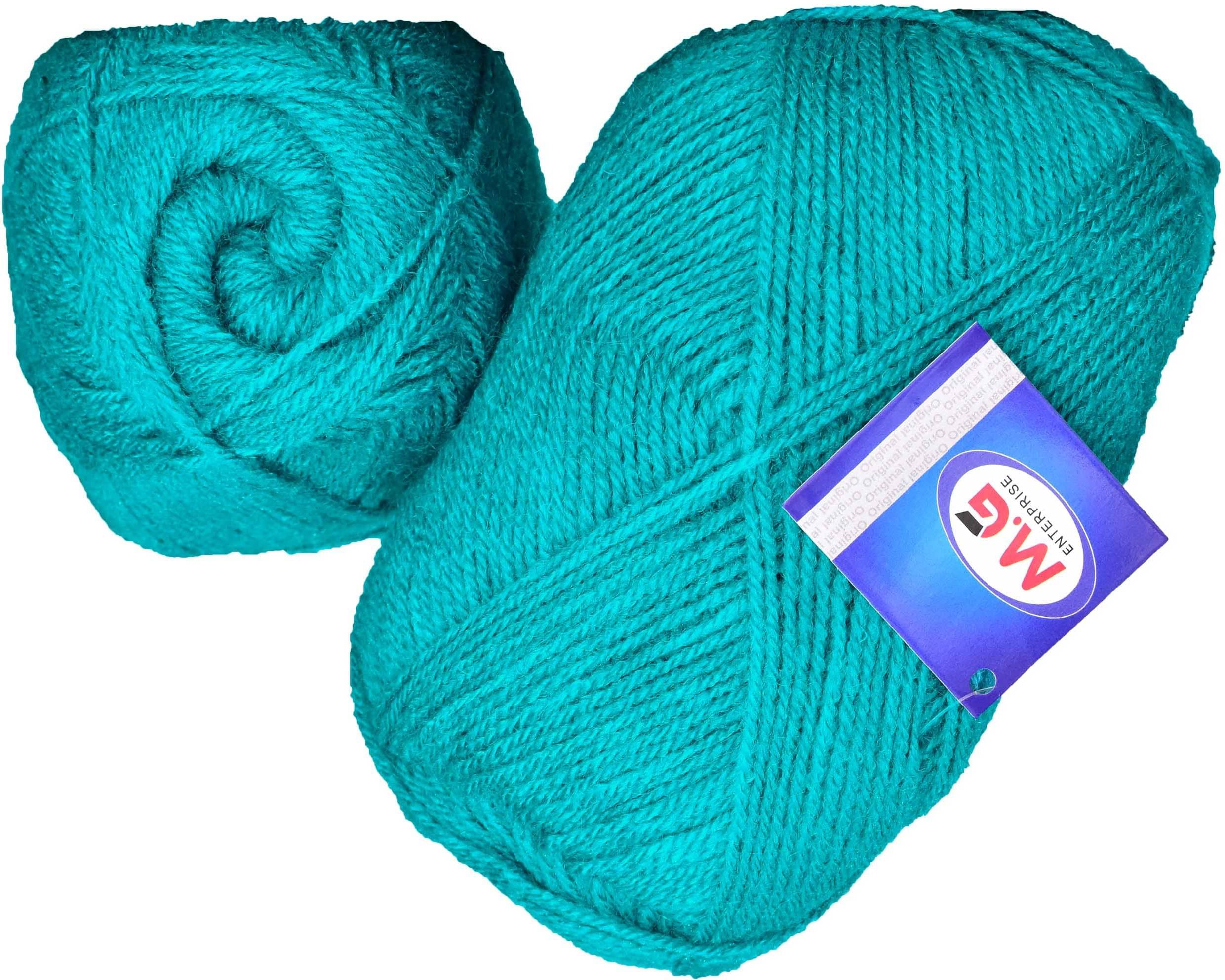     			Sunrise Teal (300 gm)  Wool Ball Hand knitting wool / Art Craft soft fingering crochet hook yarn, needle knitting yarn thread dye F GC