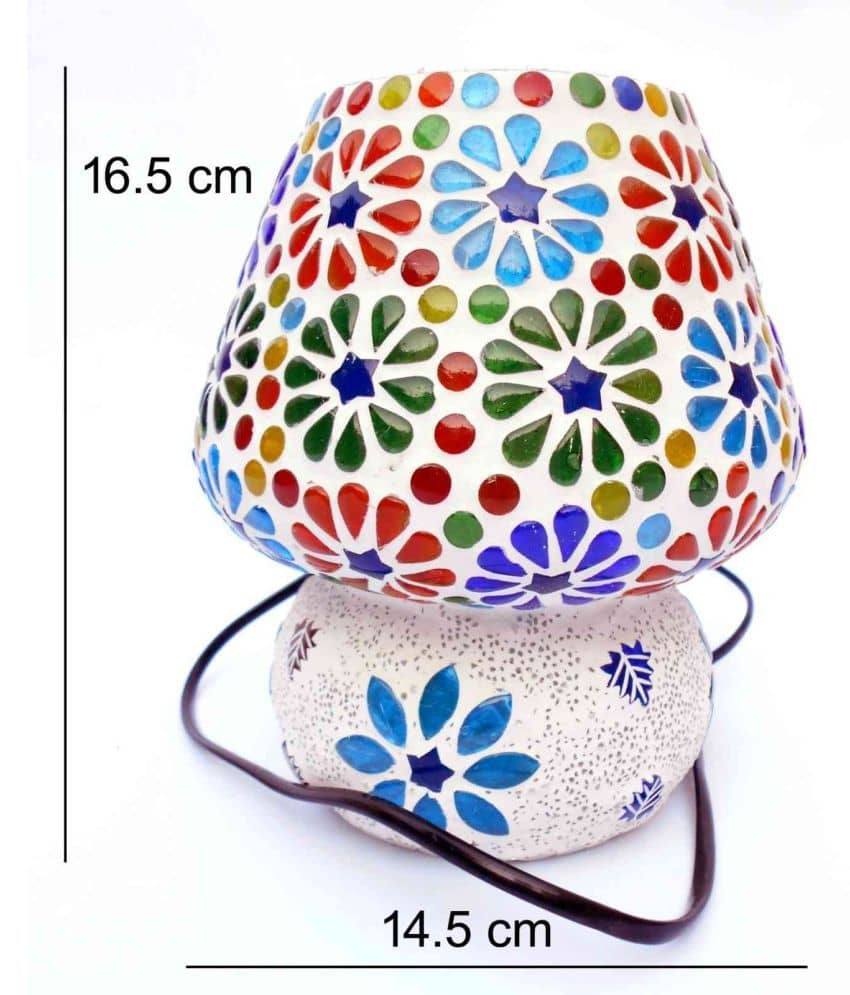 Susajjit Decor Multicolor Decorative Table Lamp ( Pack of 1 )