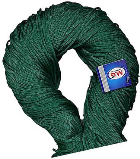 Teal 100 mtr  Braided Cord Thread Nylon knot Rope sturdy cording- Art-ABEA