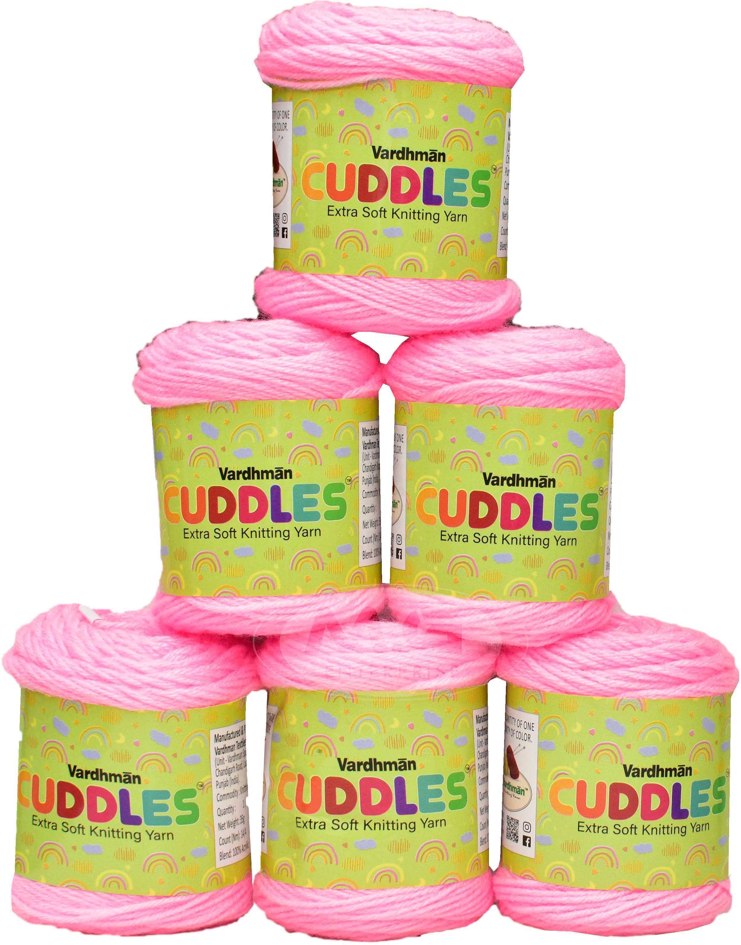     			VARDHMAN 100% Acrylic Wool  Deep Pink 3 gms Baby  knitting wool- Art-ADDA