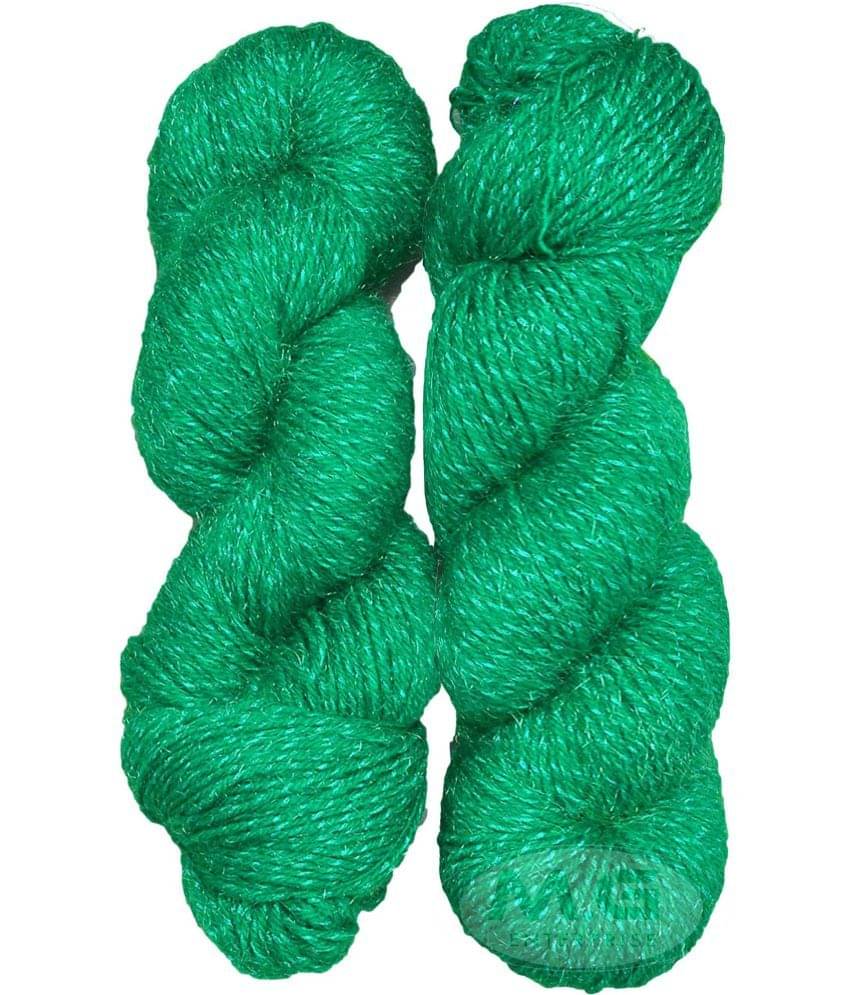     			Vardhman Charming K/K Green (200 gm)  Wool Hank Hand wool ART - BDA