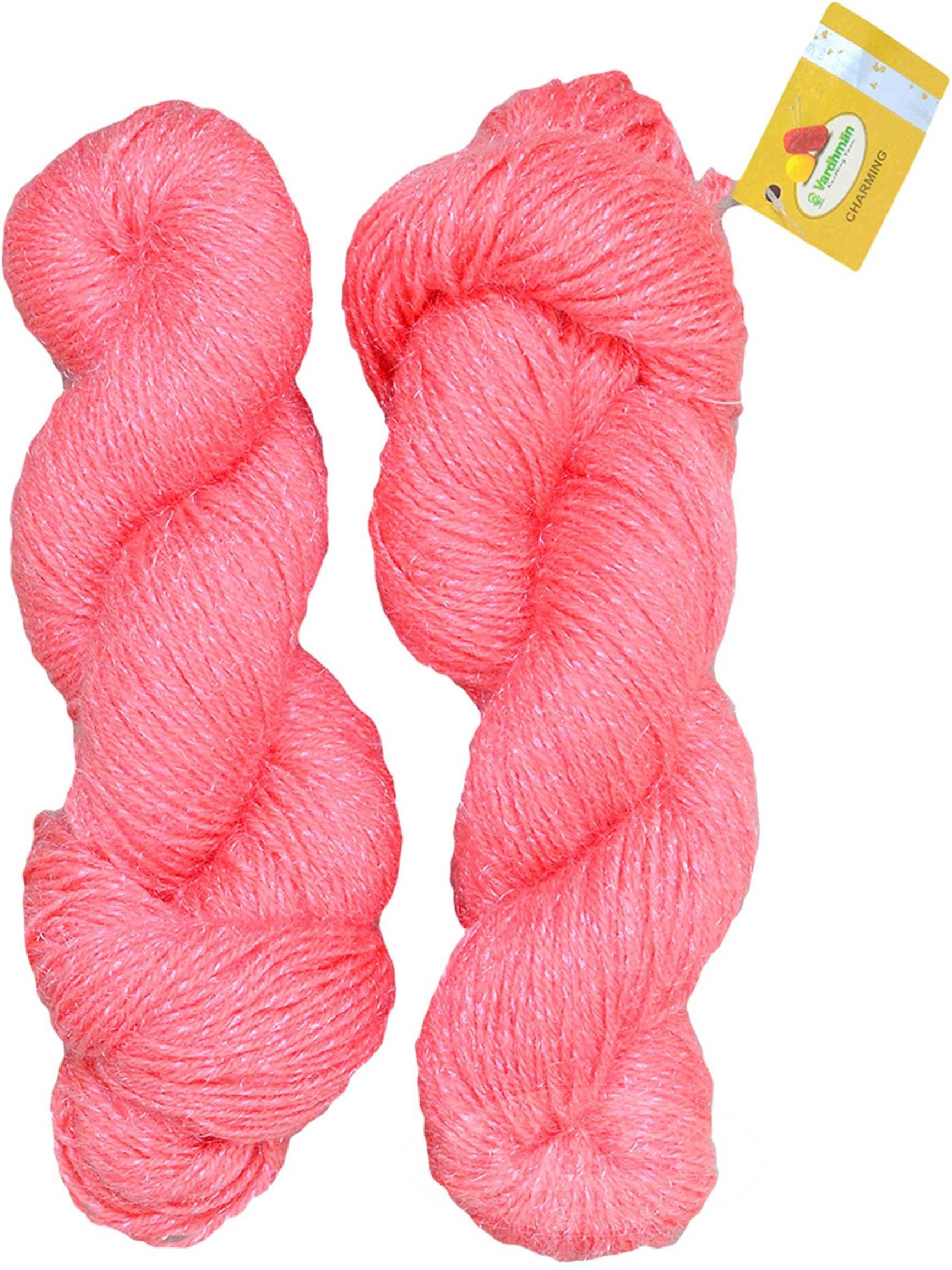     			Vardhman Charming SM Light Salmon (400 gm)  Wool Hank Hand knitting wool