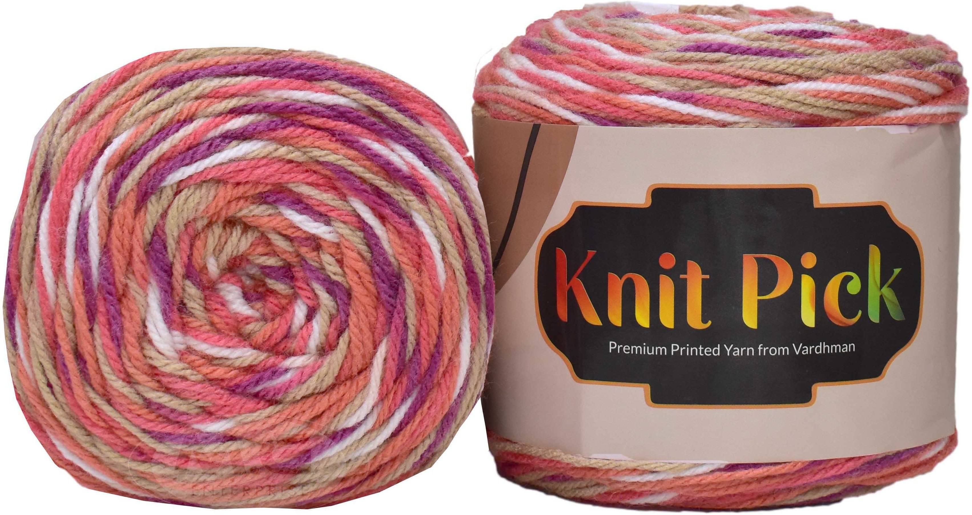     			Vardhman Knit Pick K/K Strawberry (300 gm)  wool ART - ACCI