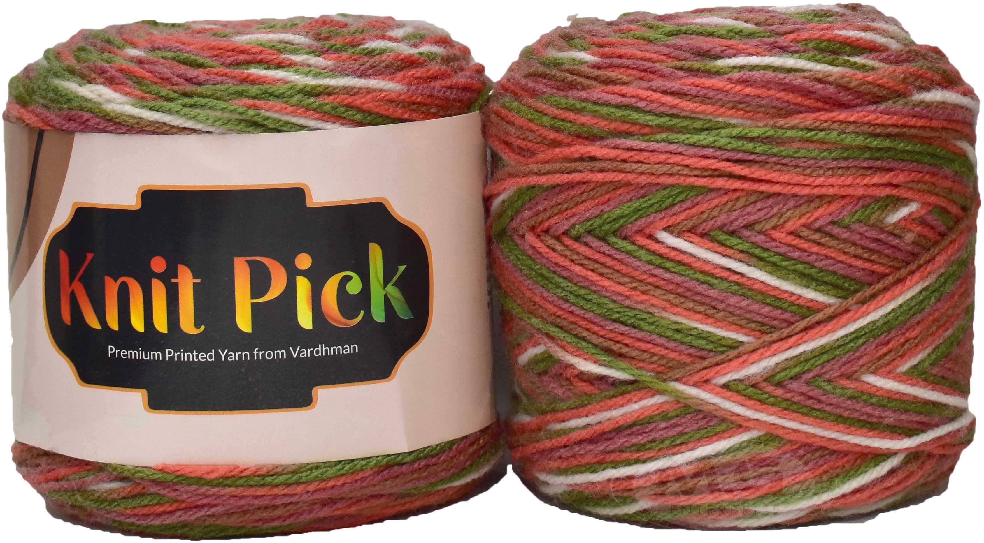     			Vardhman Knit Pick K/K Rusty Green (300 gm)  wool ART - ACCG