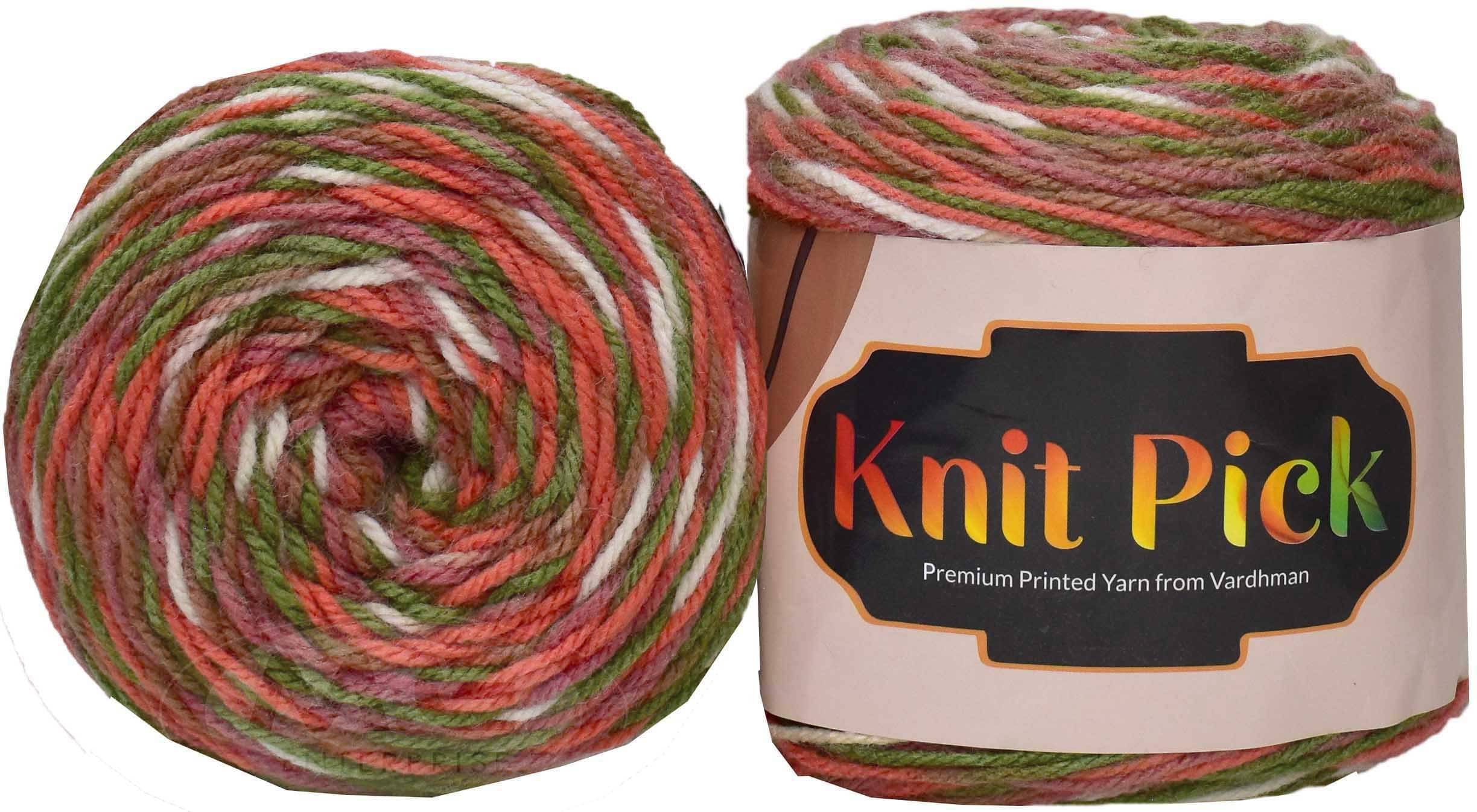     			Vardhman Knit Pick K/K Rusty Green (400 gm)  wool ART - ACCG
