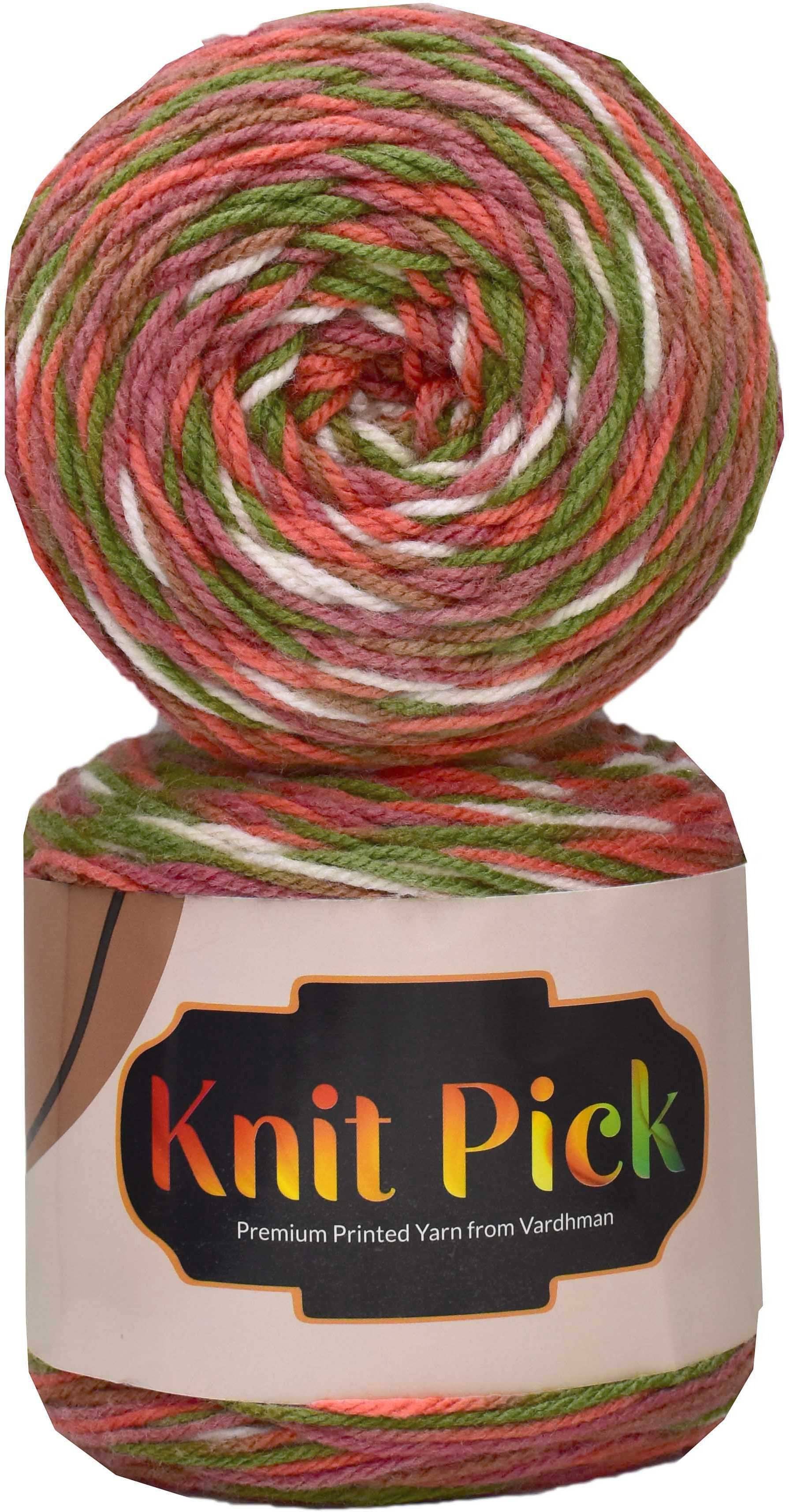     			Vardhman Knit Pick K/K Rusty Green (200 gm)  wool ART - ACCG