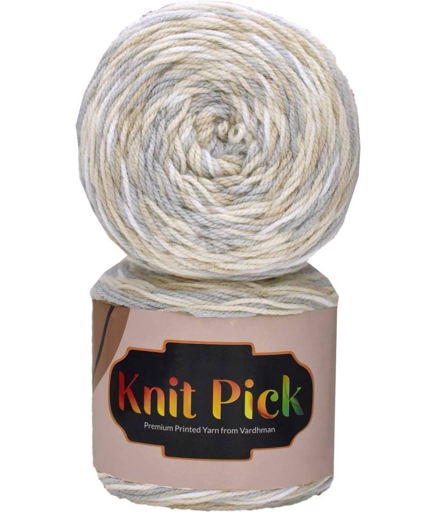     			Vardhman Knit Pick M/G Off skin (300 gm)  Wool Ball Hand knitting wool