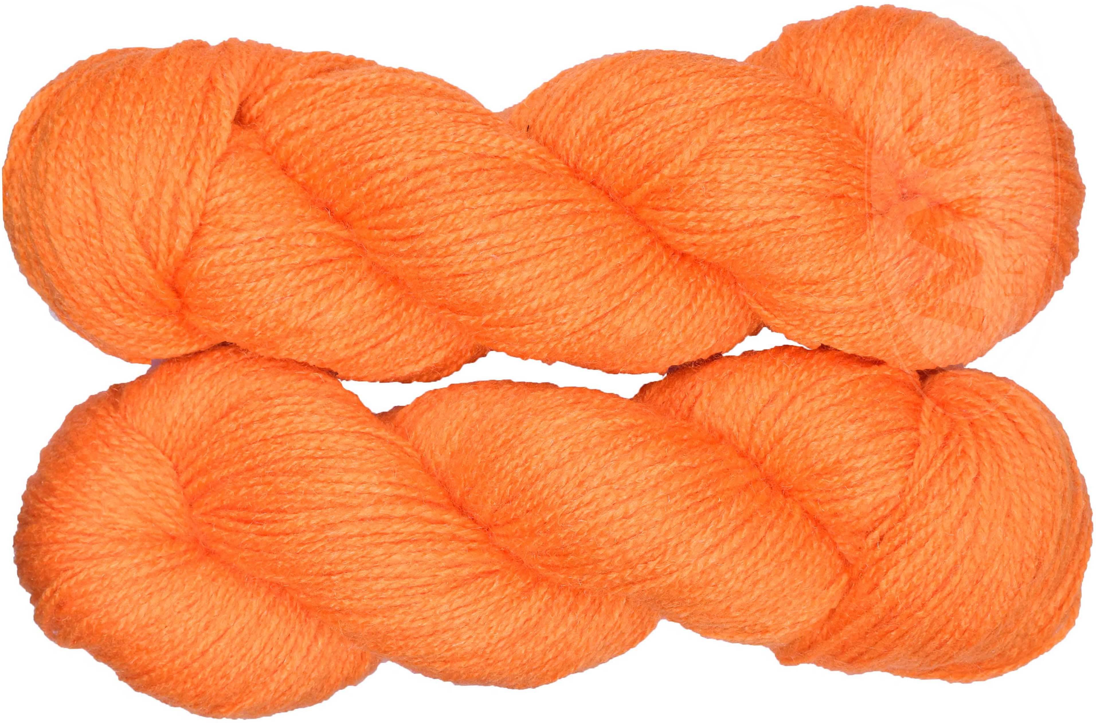     			Vardhman Rabit Excel Orange (300 gm)  Wool Hank Hand knitting wool Art-FCB