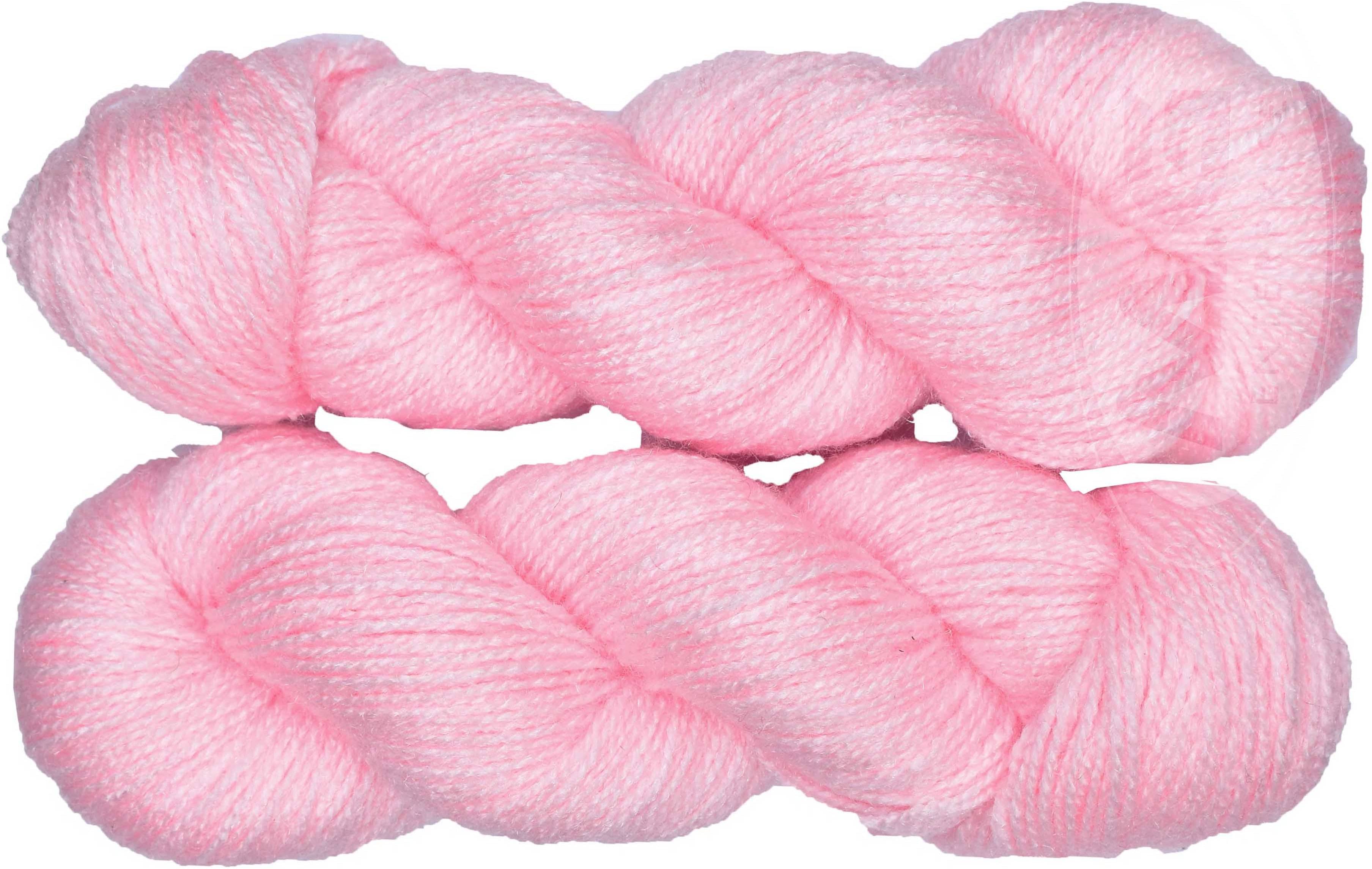     			Vardhman Rabit Excel Pink (300 gm)  Wool Hank Hand knitting wool Art-FDE
