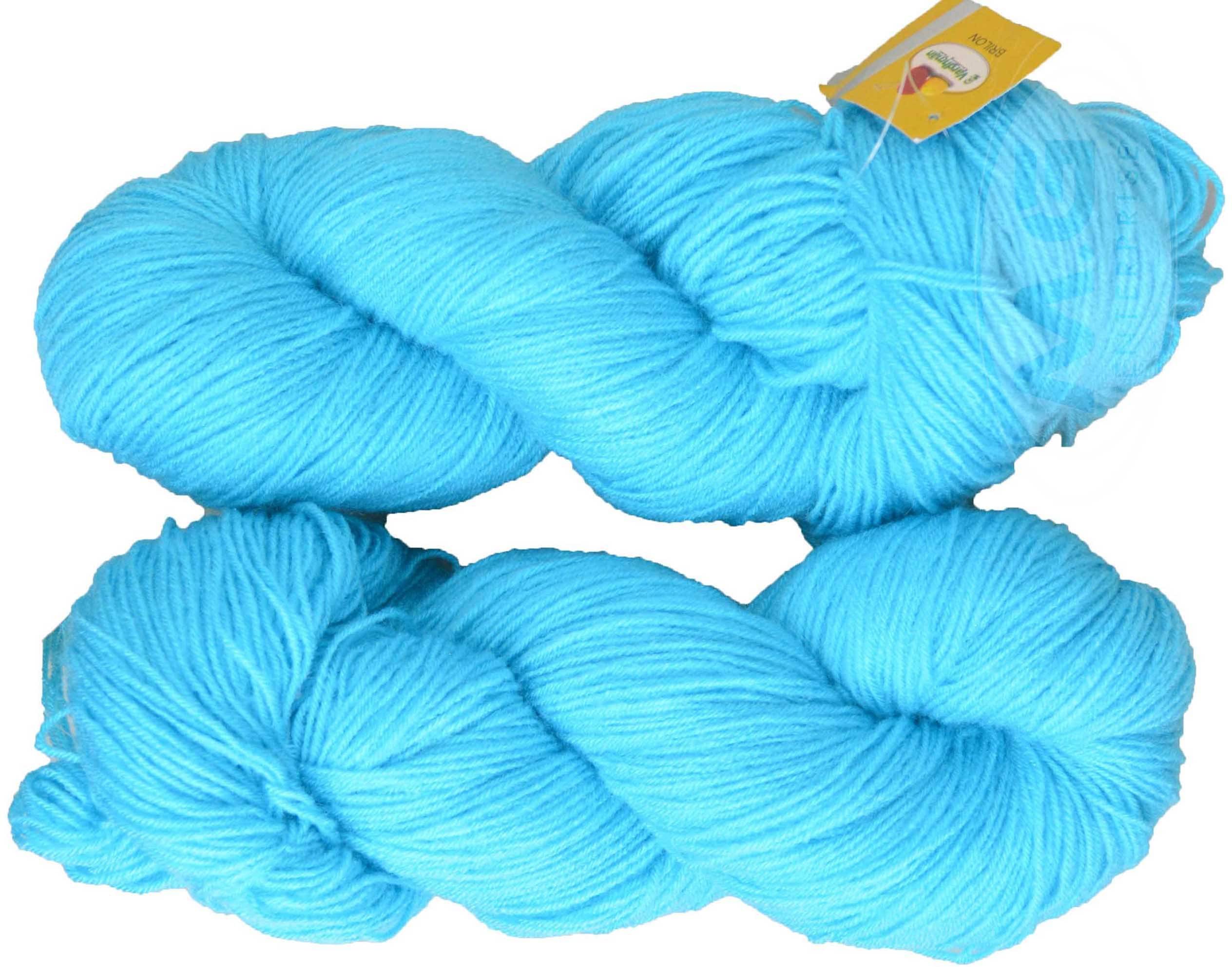     			Vardhman Rabit Excel Sky Blue (300 gm)  Wool Hank Hand knitting wool