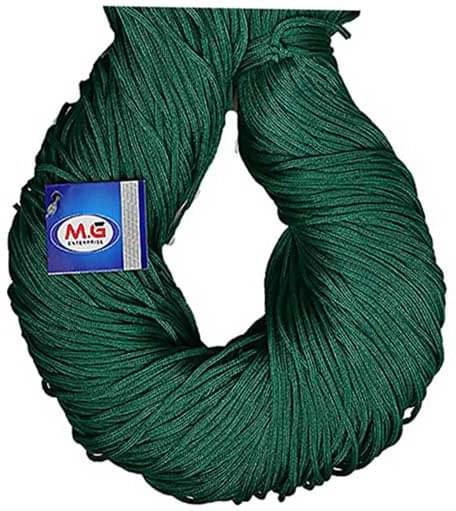     			White 50 mtr  Braided Cord Thread Nylon knot Rope sturdy cording- Art-ABDG