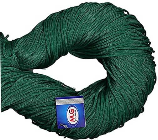     			White 75 mtr  Braided Cord Thread Nylon knot Rope sturdy cording- Art-ABDG