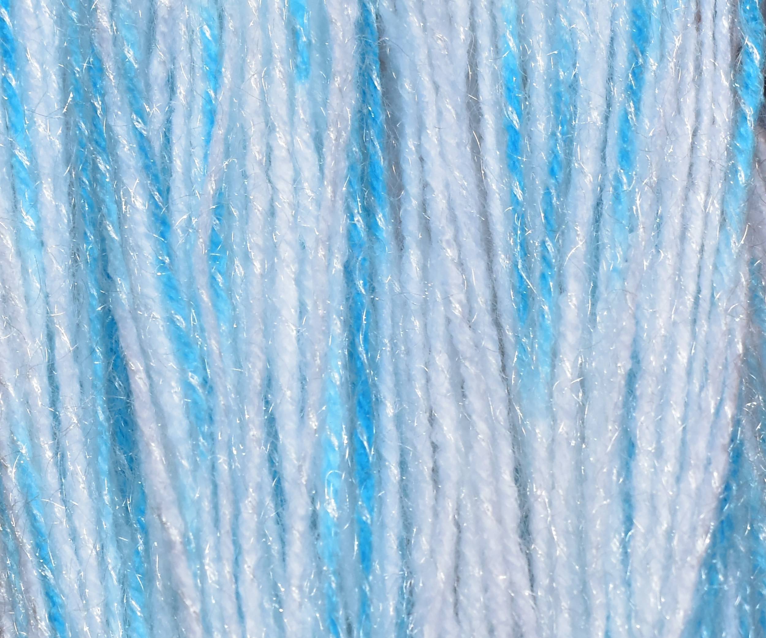     			Wool Knitting Yarn Arman Wool, Soft Fancy Wool Aqua Blue 300 gm By Oswal