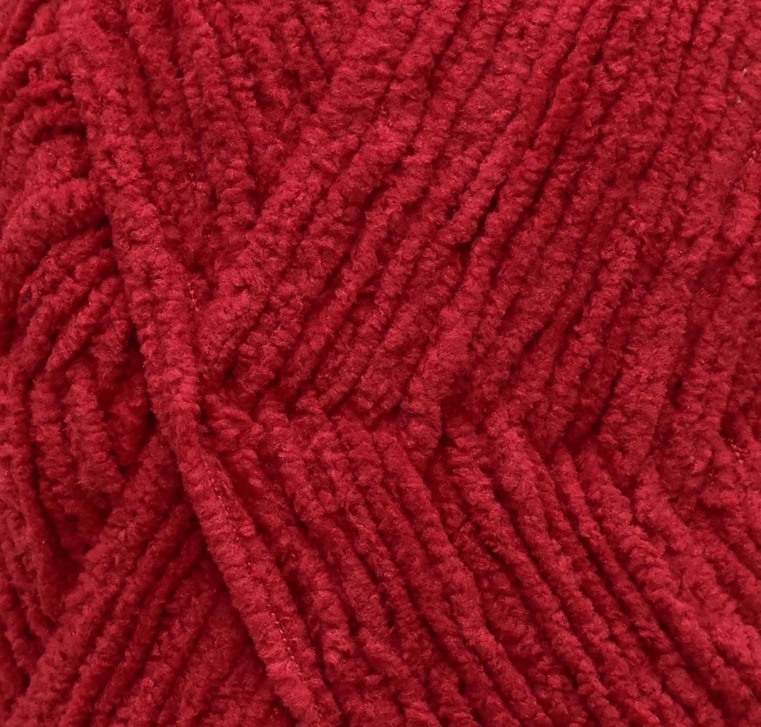     			Wool Knitting Yarn Thick Chunky Wool, Elegance S-M Deep Red  WL 600 gm