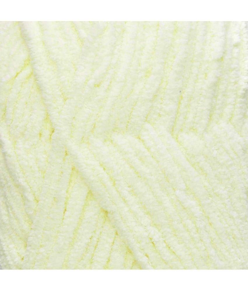     			Wool Knitting Yarn Thick Chunky Wool, Elegance S-M Cream  WL 400 gm