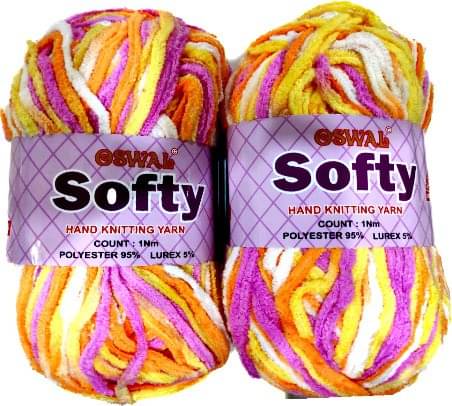     			Wool Thread Set for Knitting Art and Craft for Rakhi Making Knitting Sweaters Wool Yarn,Shade No. 4, Color : Multi ,(PACK OF 300 GRAM)