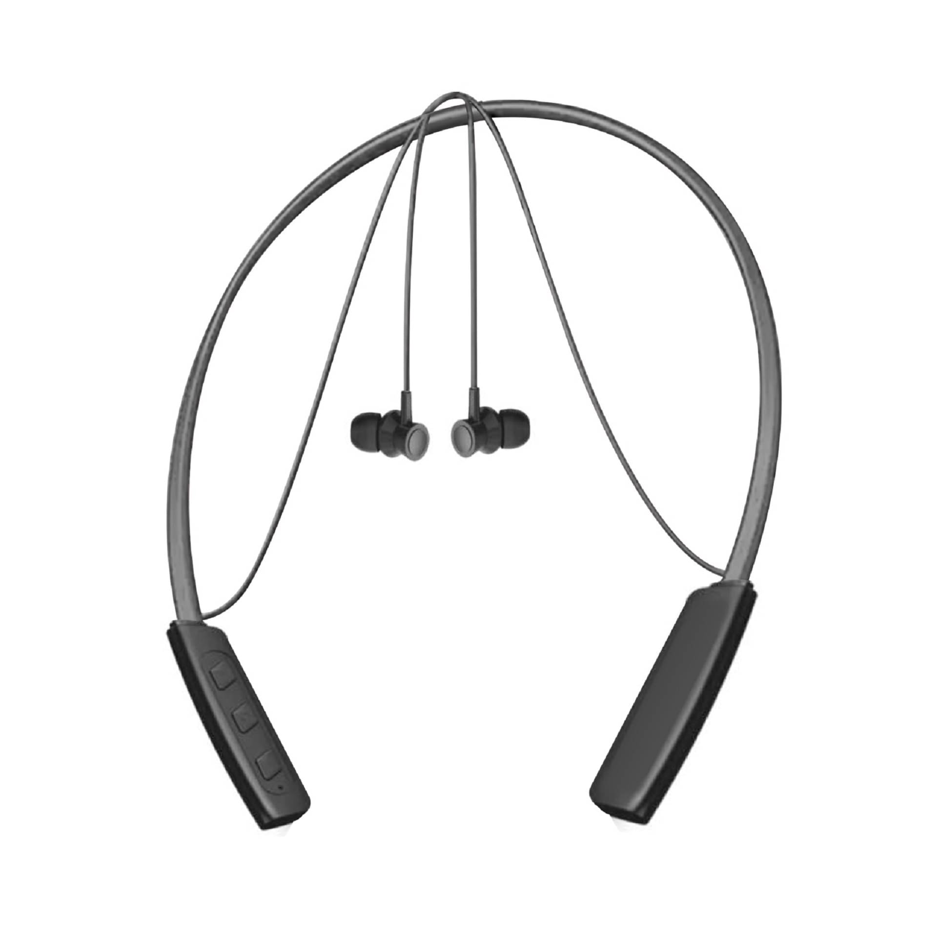     			ZIOX flex 300 Bluetooth Bluetooth Neckband In Ear 25 Hours Playback Powerfull bass IPX5(Splash & Sweat Proof) Gray